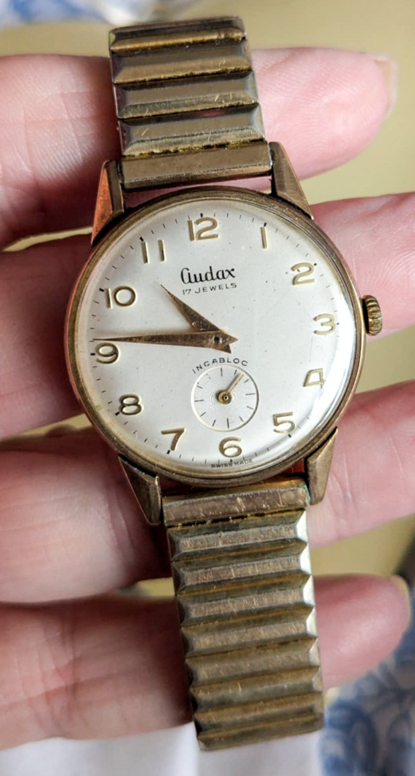 1965 Watch awarded to George (Ernest) Parker for 30 years service working at Hemel Hempstead Depot. From his granddaughter in law, Dawn McGlen.