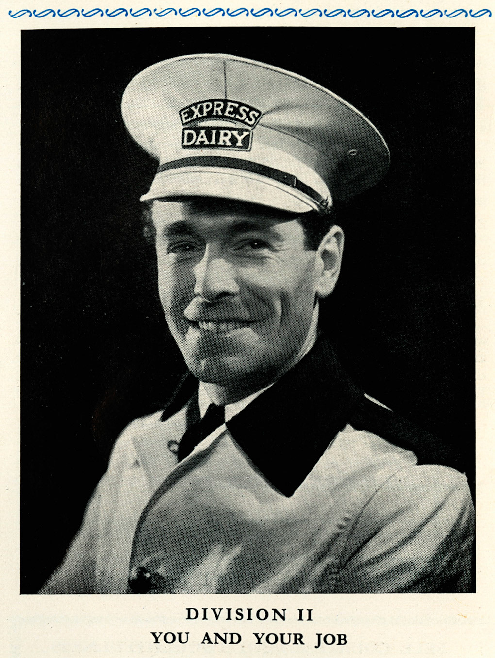 1954 Happy and successful milkman. (Express Salesman's Manual Fourth Edition)