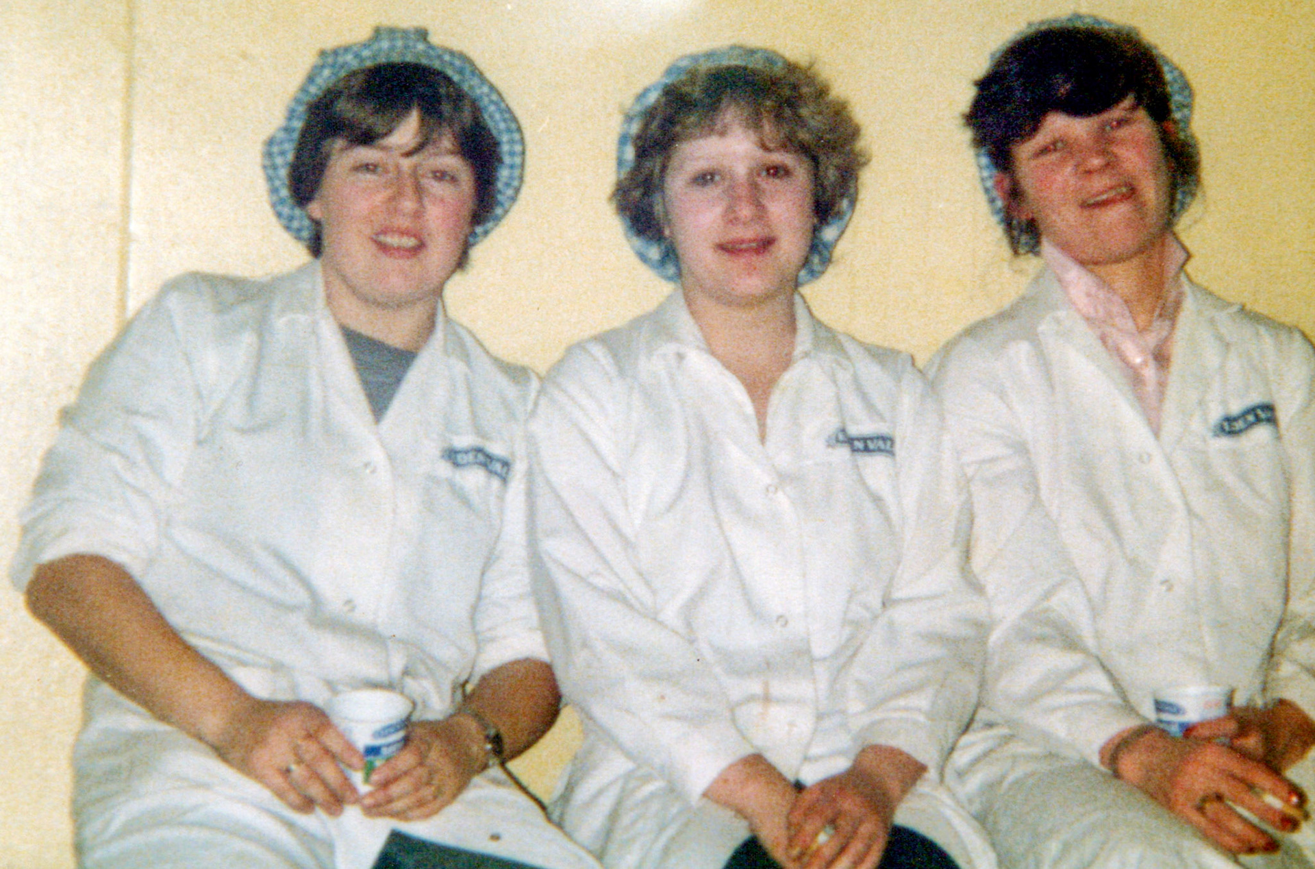 1986 Jane Morton. Debbie Mckilroy and Janet Bibby at Cuddington (Courtesy Sue Harradine)