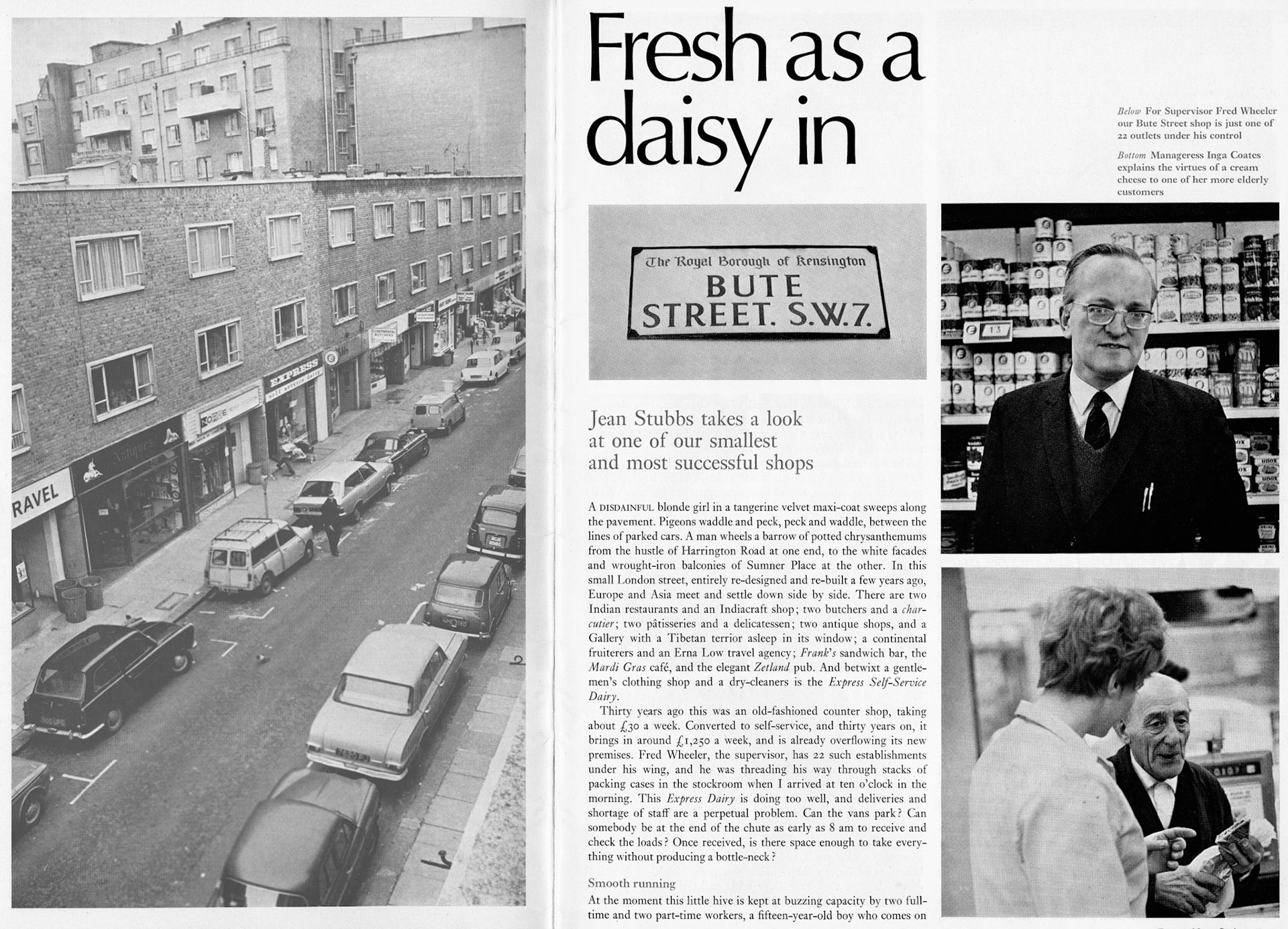 1970 Bute Street Shop in London SW7 Kensington