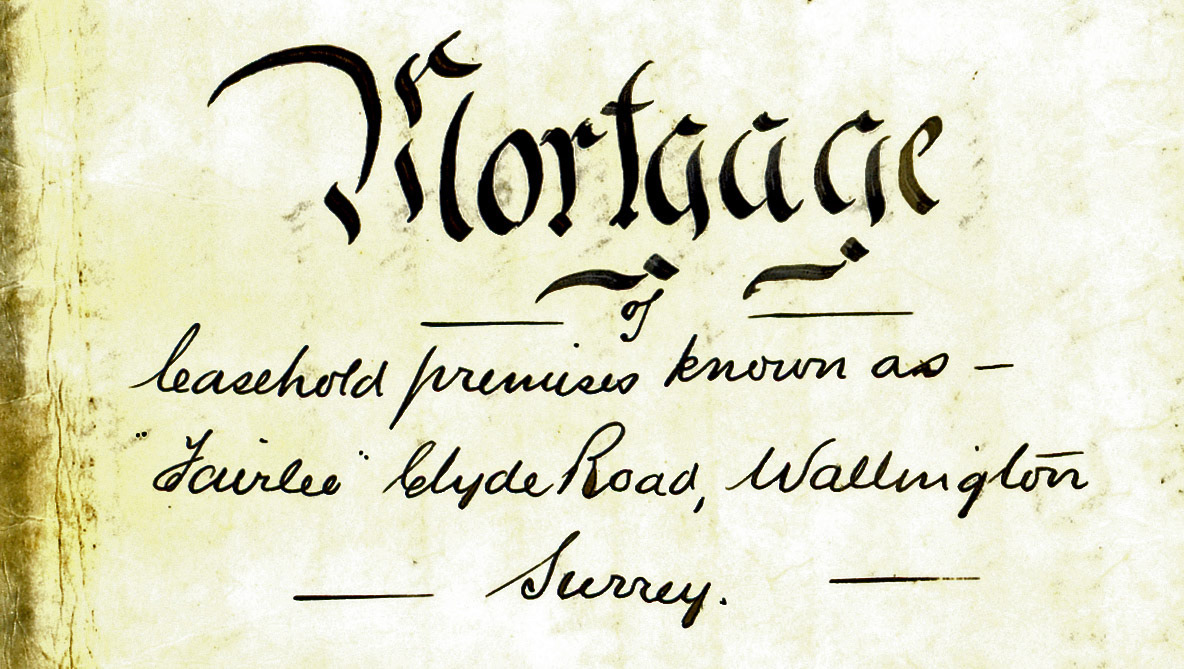 1889 One of many purchase documents over the years.