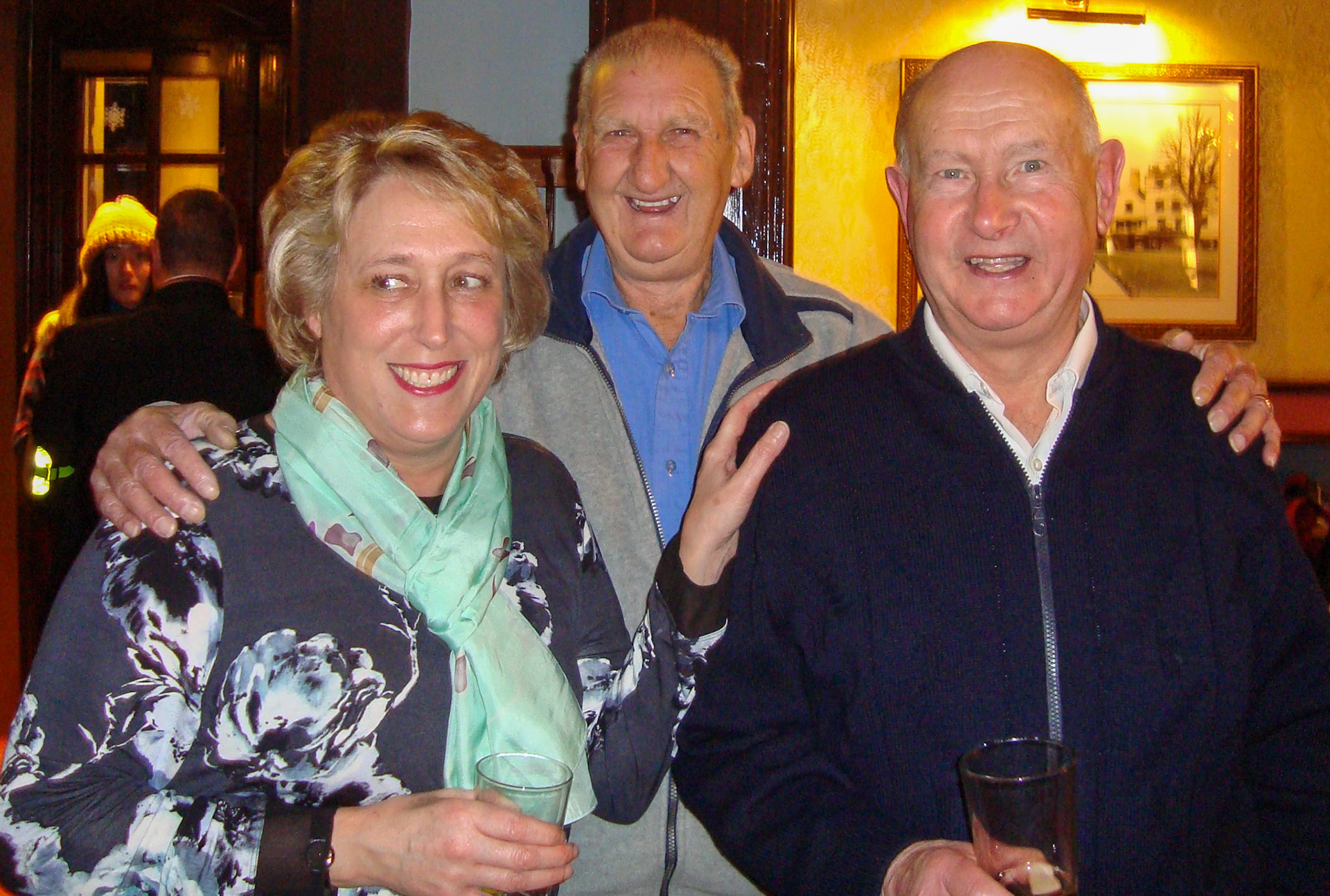 2015 Exeter Staff Reunion. Sandie Gooch, Eddie Allan and Billy Mitchem. (Courtesy Phillip Budd)
