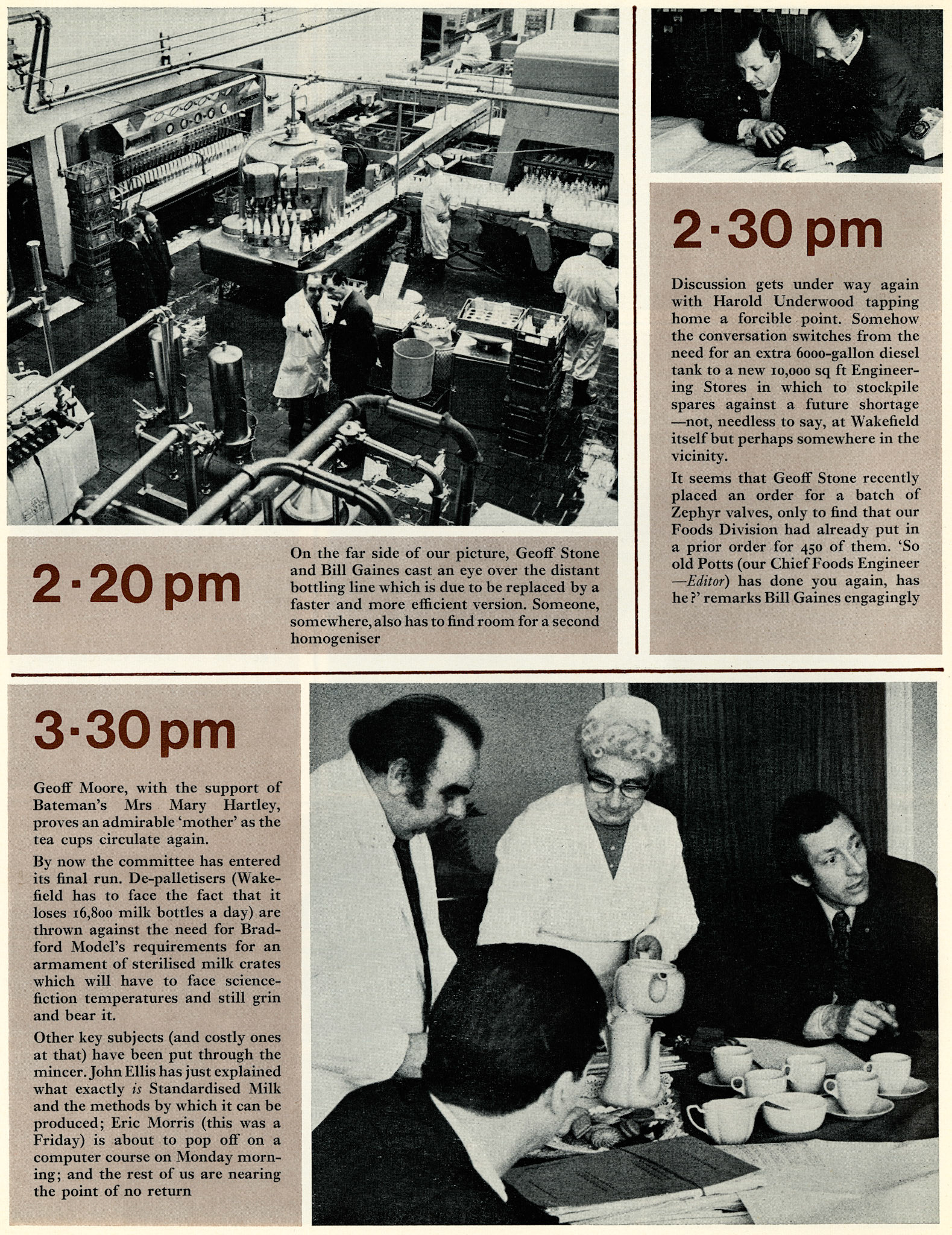 1974 A Day in the Life of Geoff Stone, Milk Division Chief Engineer, accompanied by John Ellis, Special Projects