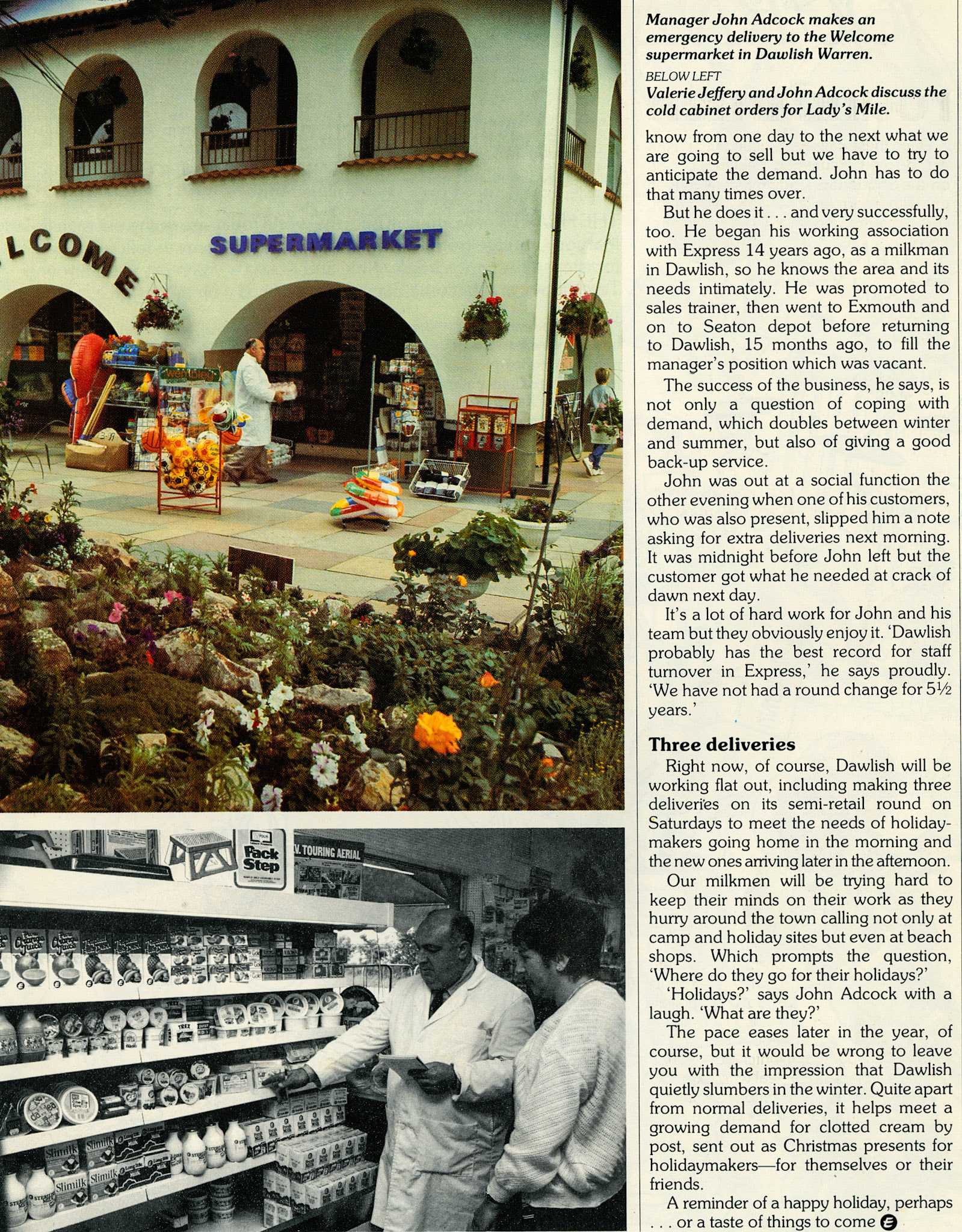 1985 Riviera Roundsmen in the Dawlish area