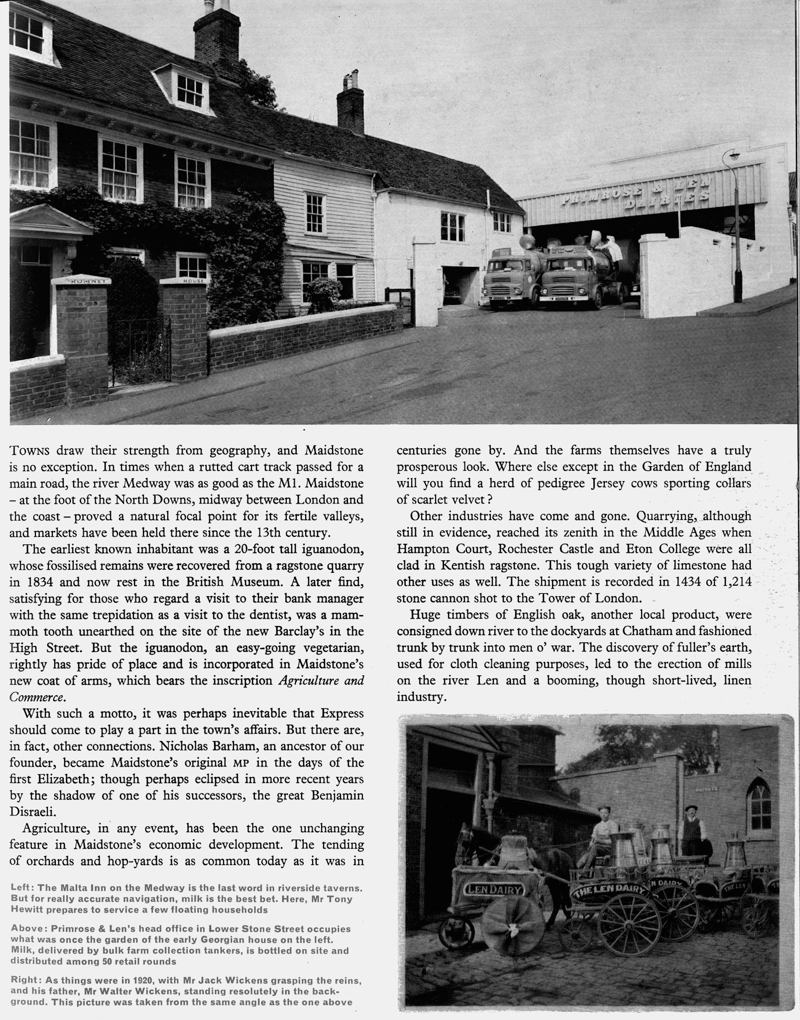 1965 The story of Primrose and Len at Maidstone. (Express News Summer/Autumn)