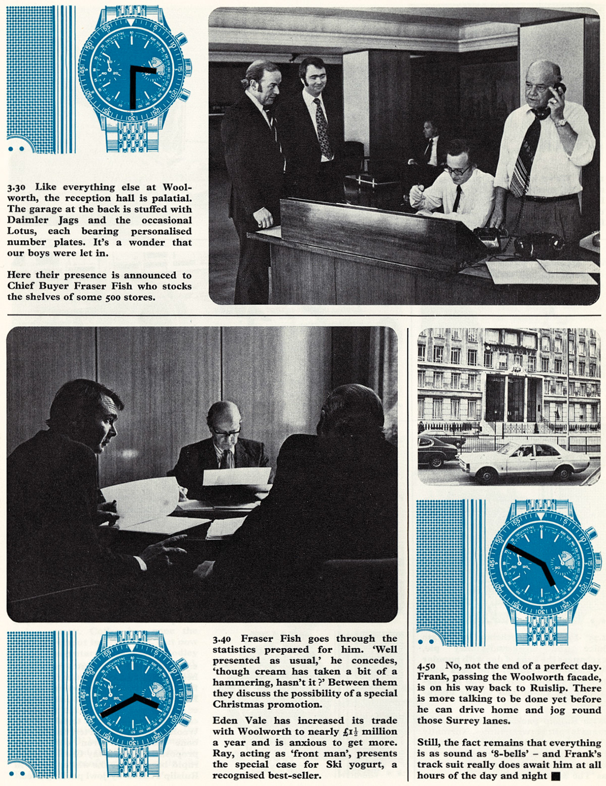 1976 - Day in the life of Frank Wheeler, Eden Vale National Accounts Manager