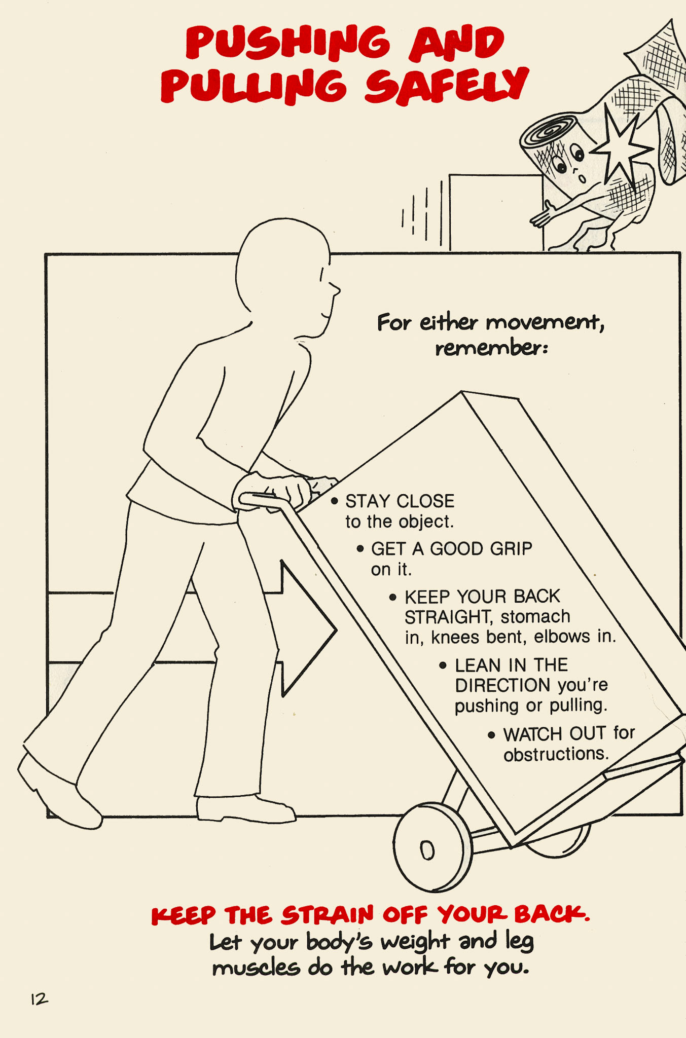 1997 Express/ Dale Farm 'Safe Manual Handling' booklet