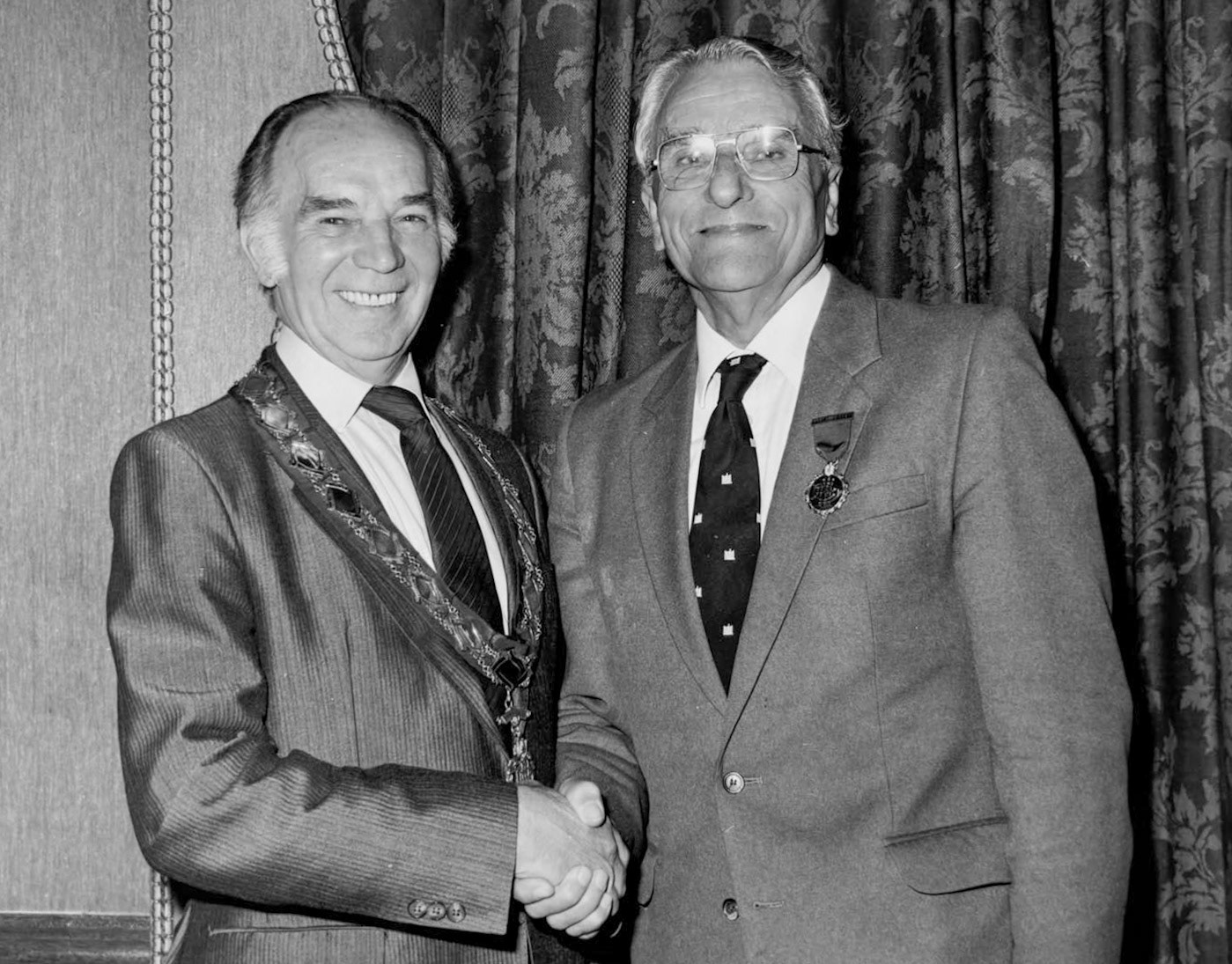 1984 Harold Underwood-Initiation as NDBI President, 11th May, St Ermin's Hotel, London. (Courtesy Megan Waugh)