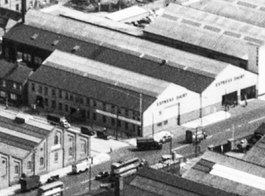 1955 Colindale-location at Junction of Annesley Avenue and Edgware Road, identified by Mark Amies. (Courtesy National Library of Scotland)