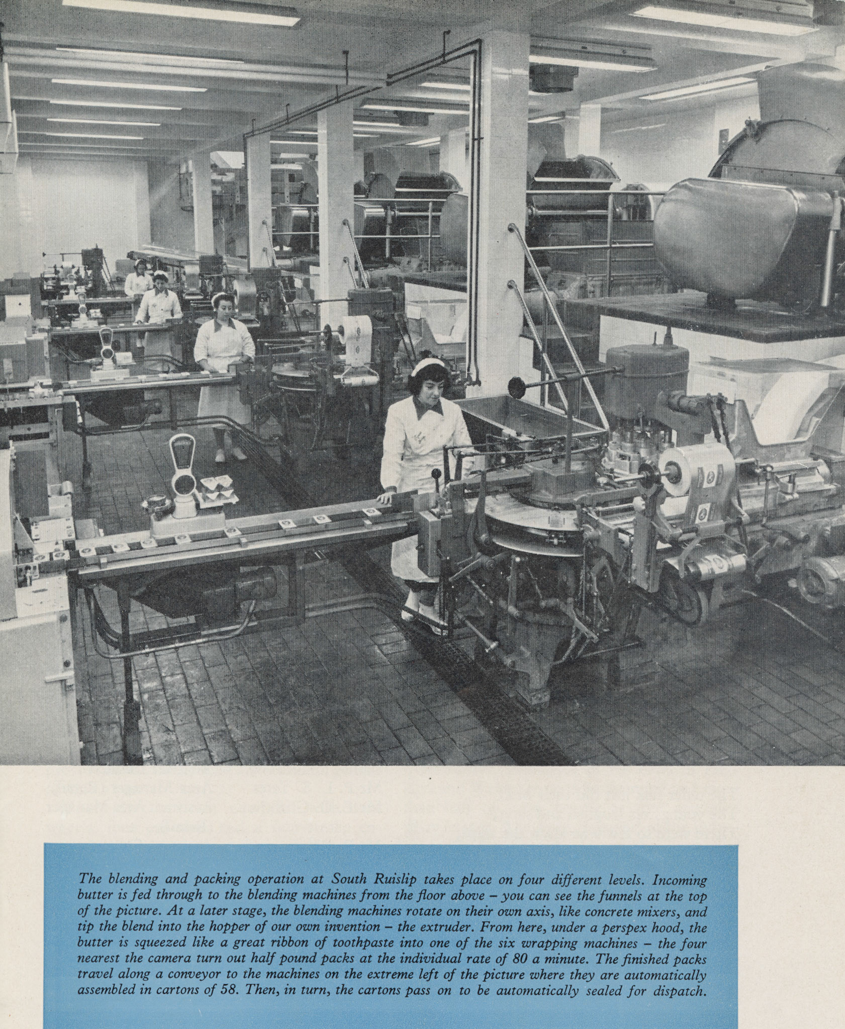 1960 Butter Blending at South Ruislip