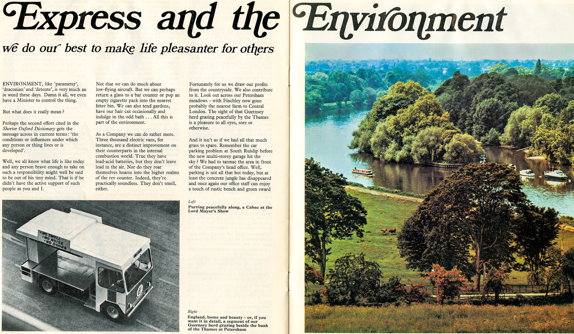 1975 Express and the environment