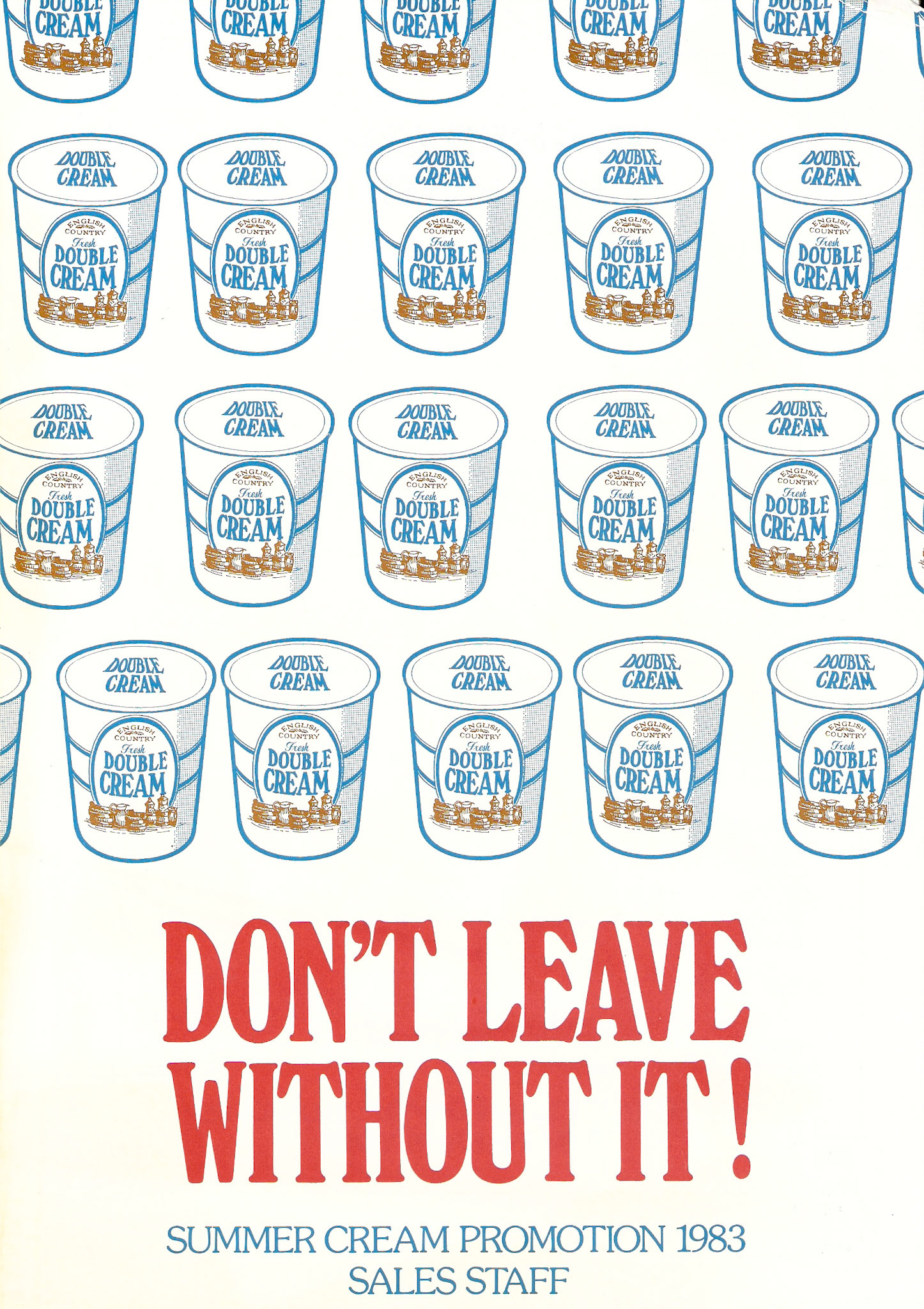 1983 Summer Cream Promotion Leaflet (Courtesy Paul Luke)