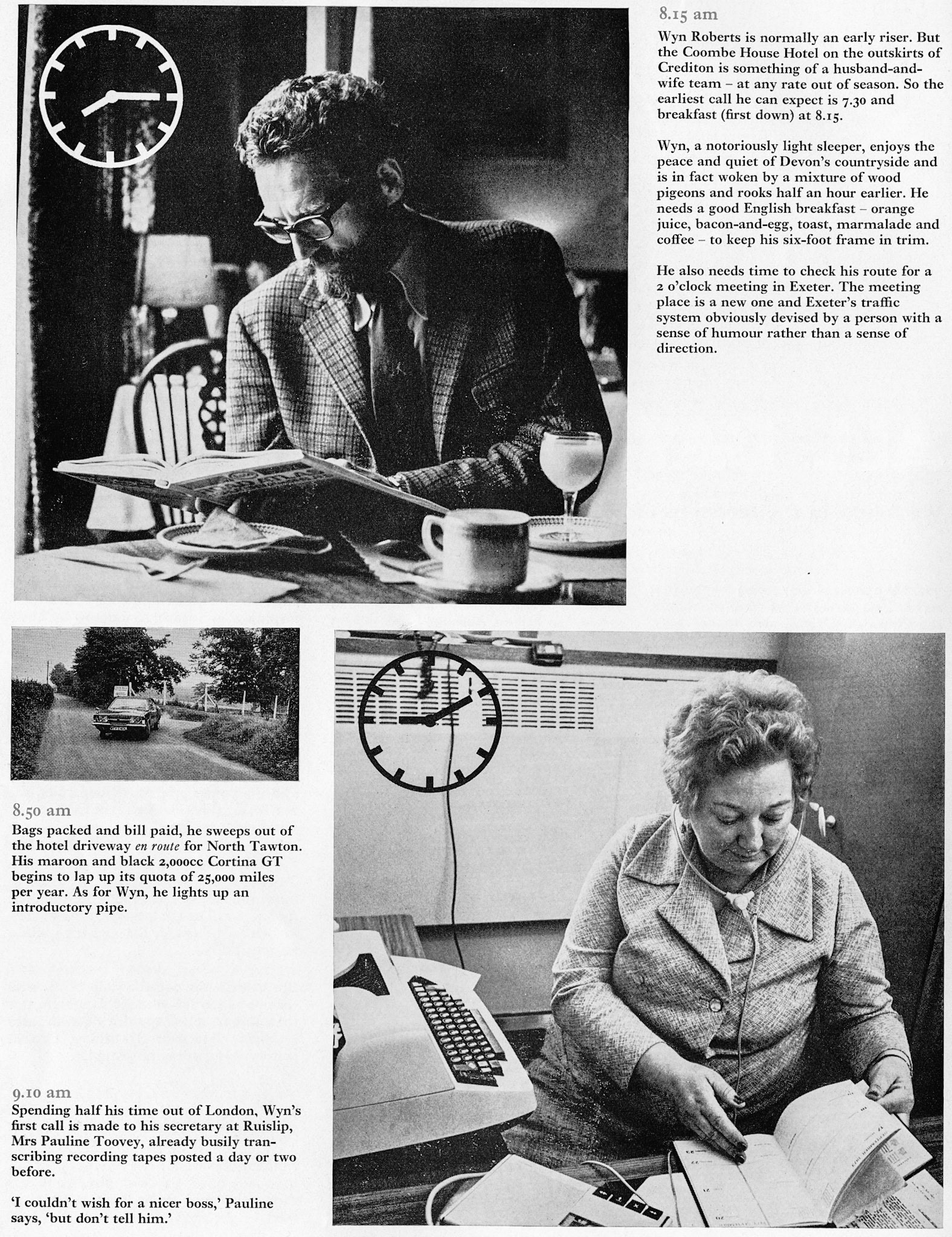 1973 Day in the Life of Wyn Roberts - Creamery Regional Production Manager