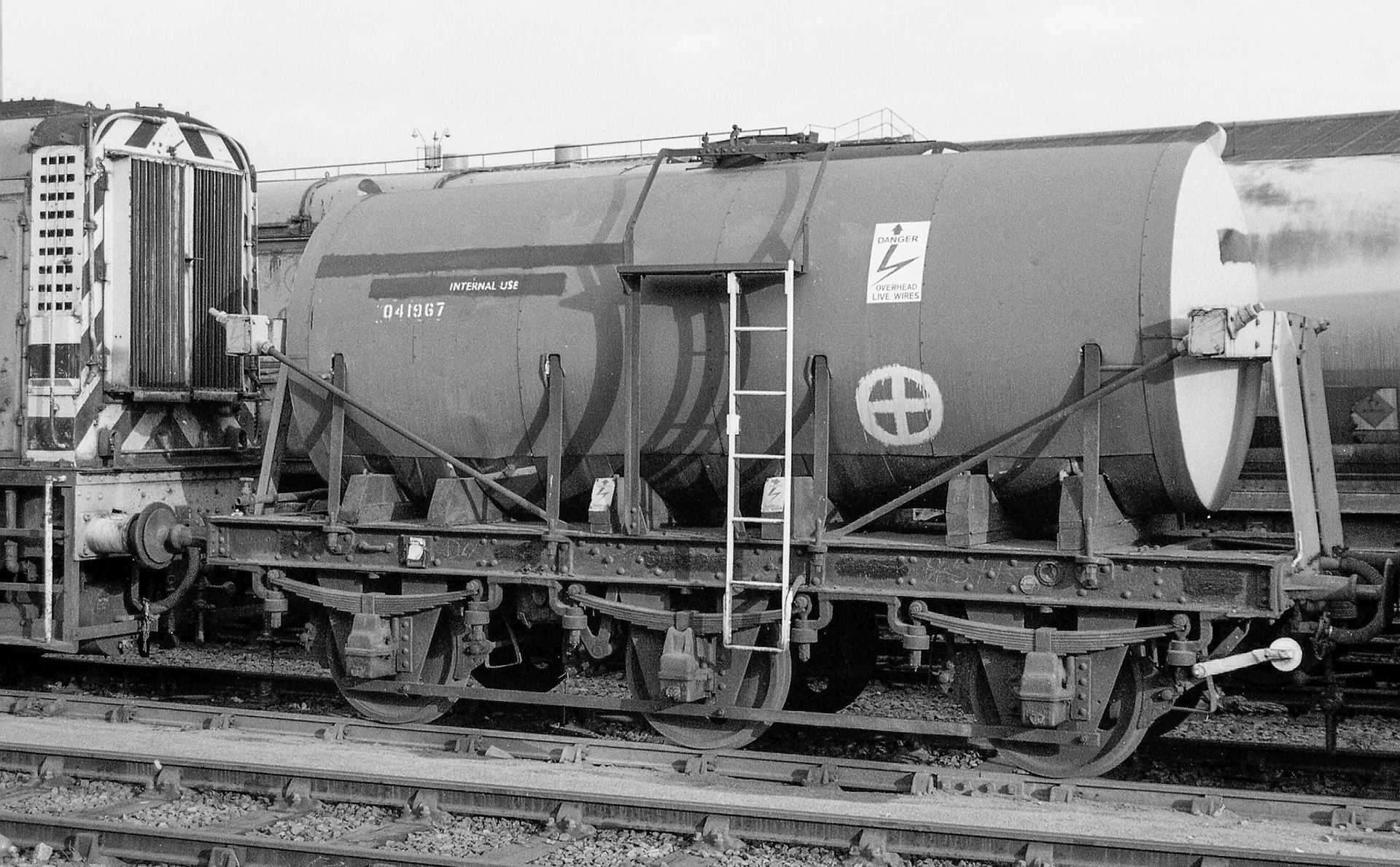 1989 Stratford. Condemned ex GWR Milk tanker W2592, manufactured 1937. (Courtesy Kevin Lane/ Alec Swain)