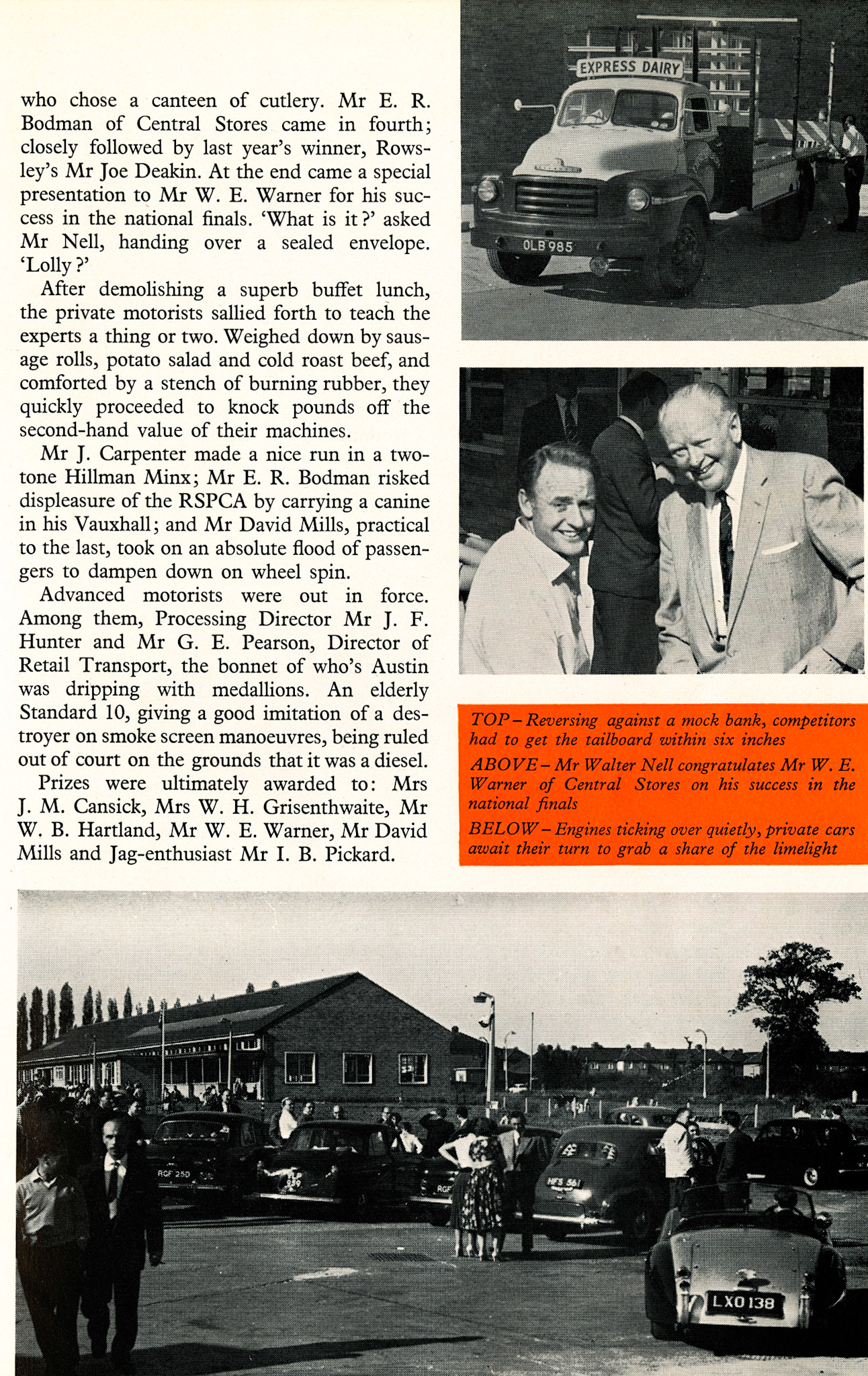 1959 Driver of the Year Competiion at South Ruislip