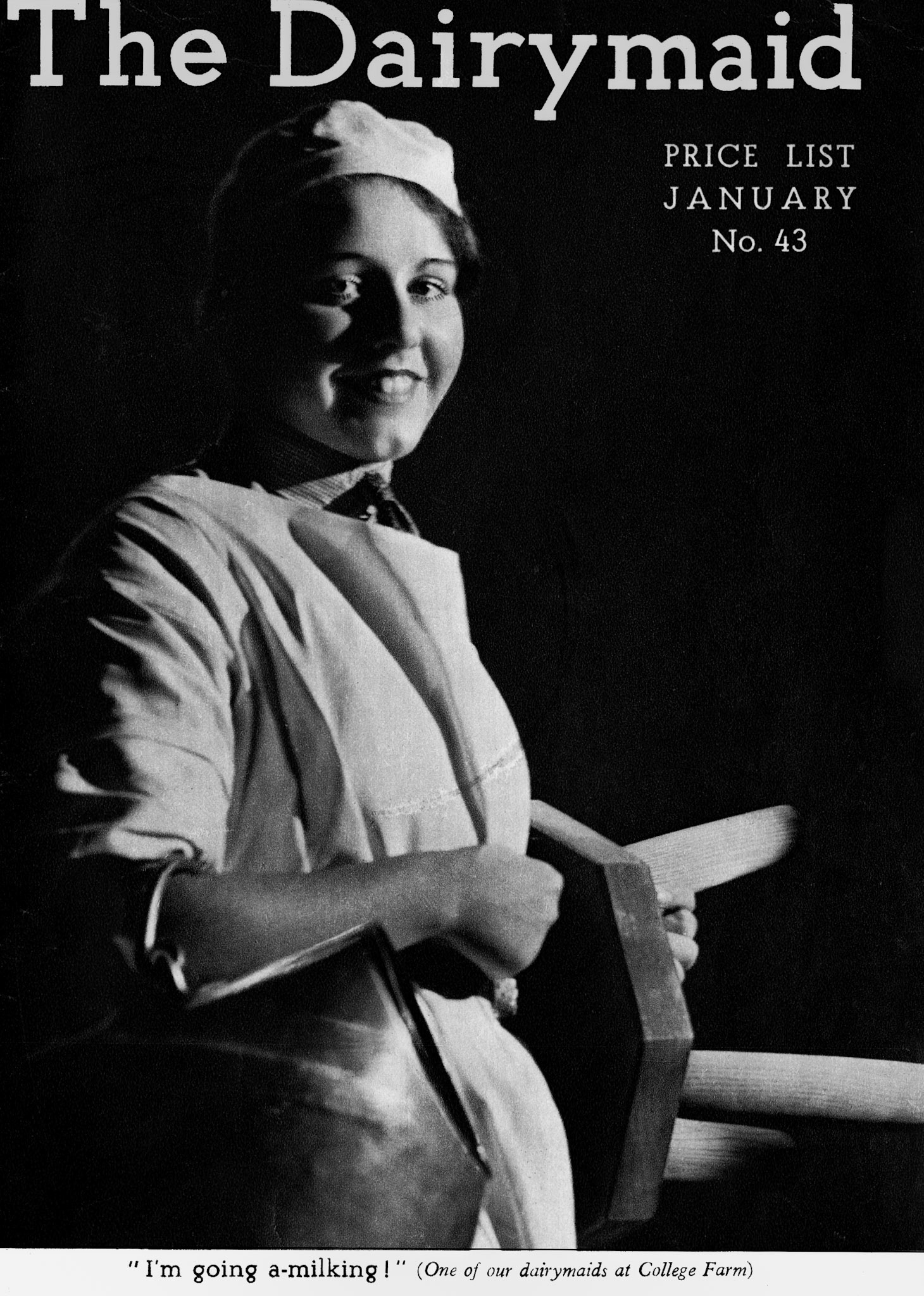 1935 January-Dairymaid Magazine 43 Front Cover  (Express Dairy Tales Archive)