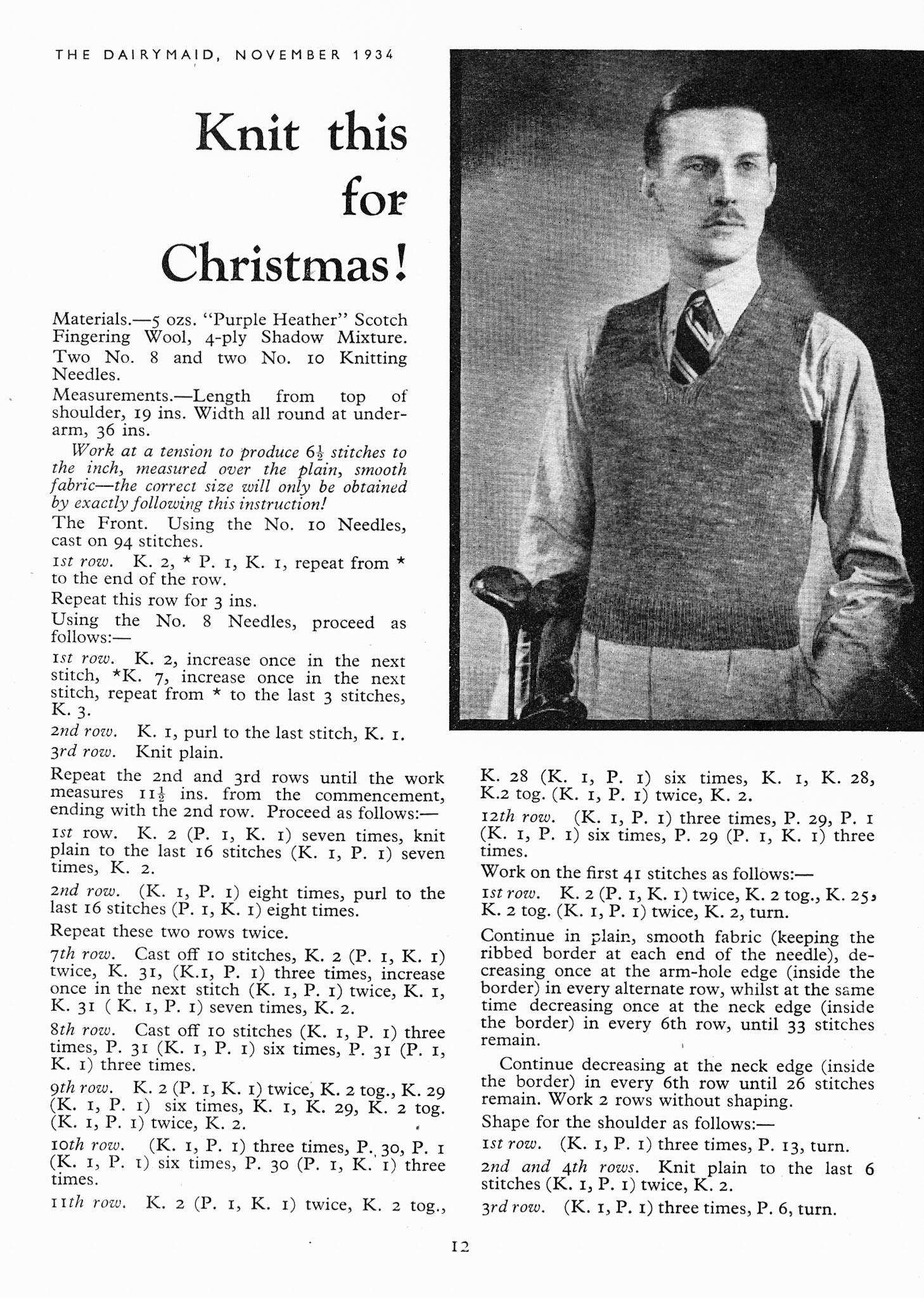 1934 November-Dairymaid Magazine 41 Page 12 (Express Dairy Tales Archive)