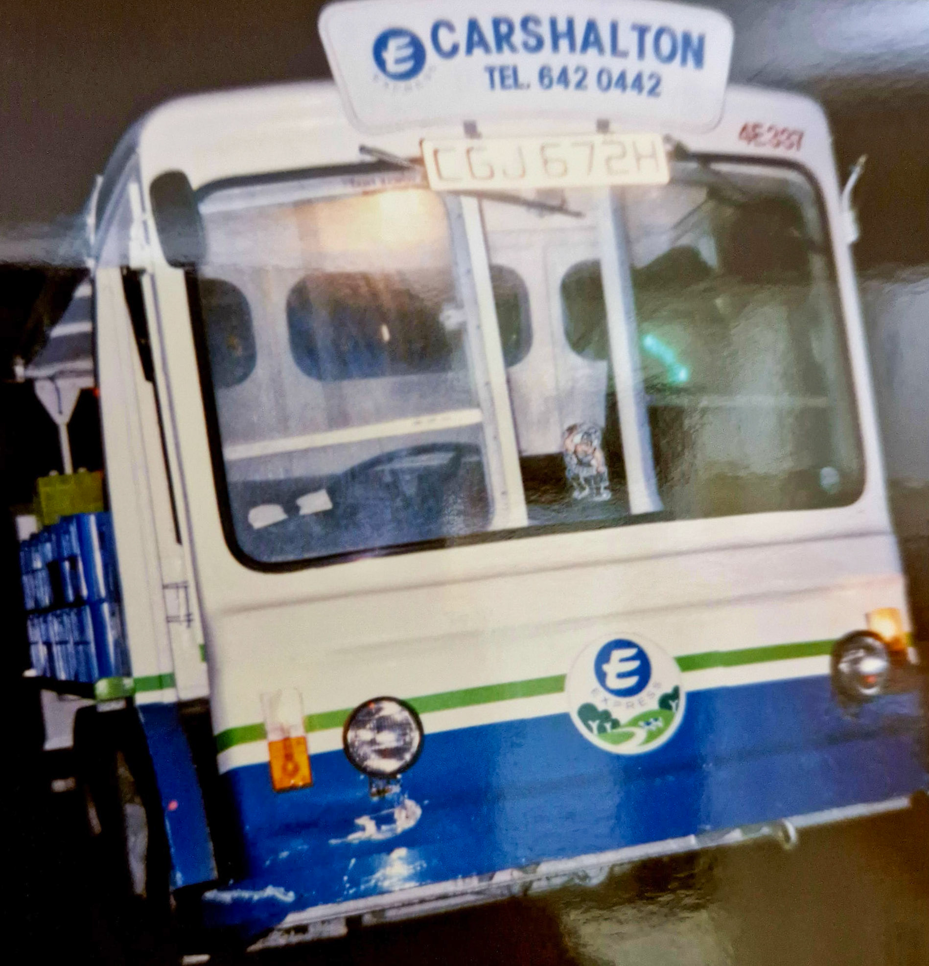 Carshalton Float. Suz Hudson comments "My late father Geordie was an Express milkman at first Banstead depot, then later moved to Carshalton Beeches. He met our step-mam Pauline who worked in the Office. (Courtesy Suz Hudson)