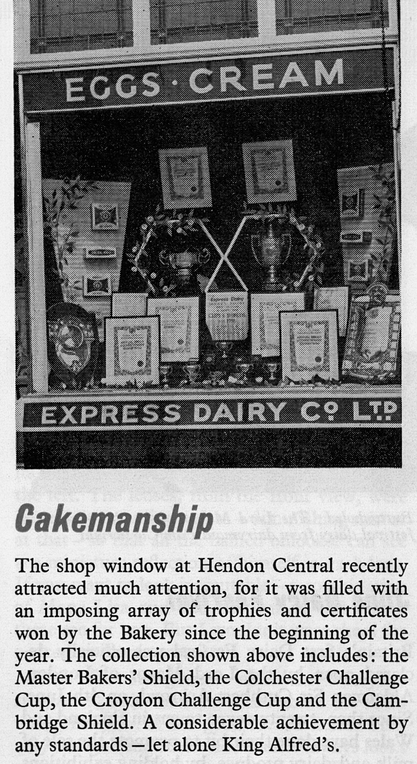 1956 Hendon Central Express shop display