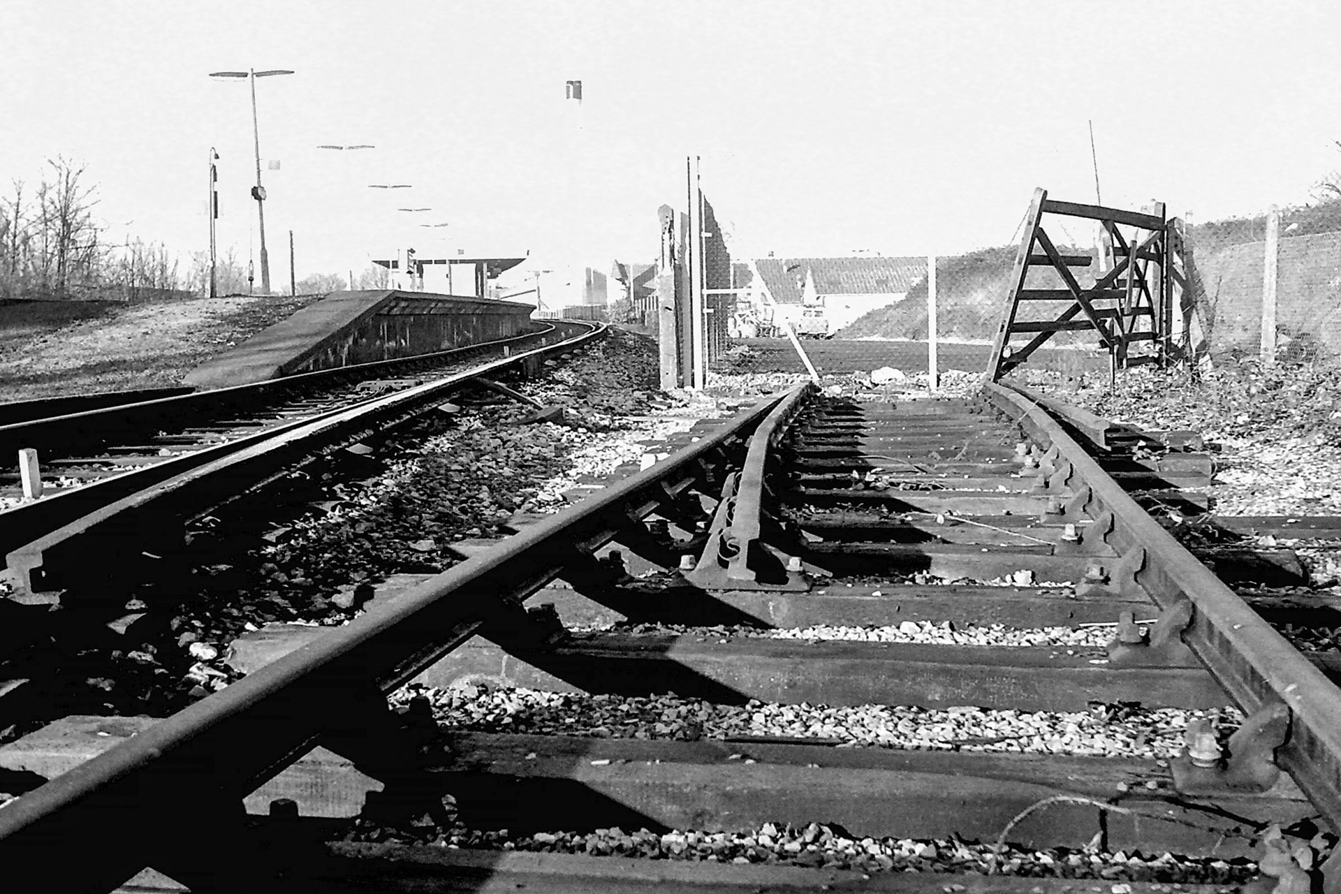 1979 South Morden rail siding and track removal. (Photographer Sam Jones)