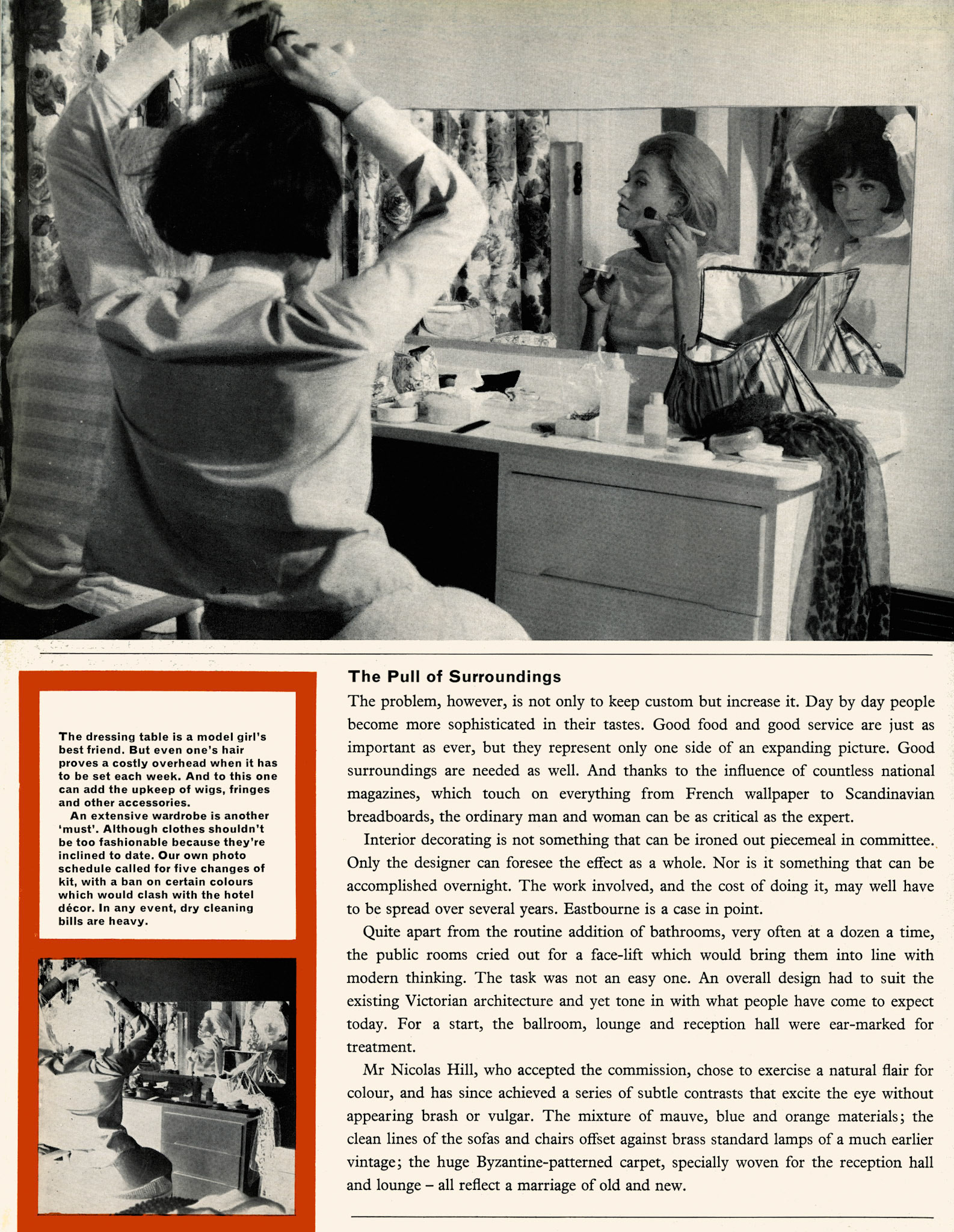 1965 Queen's Hotel, Eastbourne. (Express News Summer/Autumn)