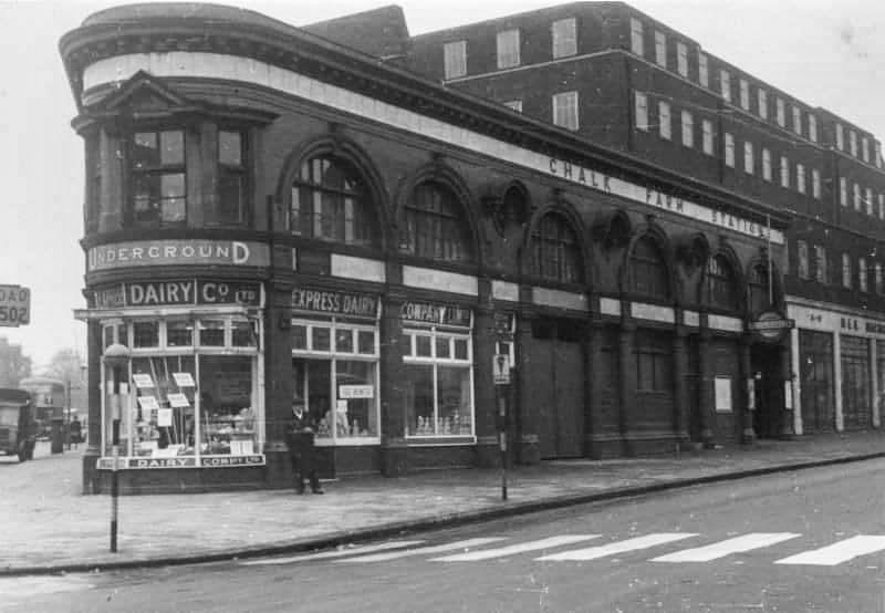 1953 Chalk Farm Shop (Courtesy Bill Taylor/ London Transport collection PL/15)