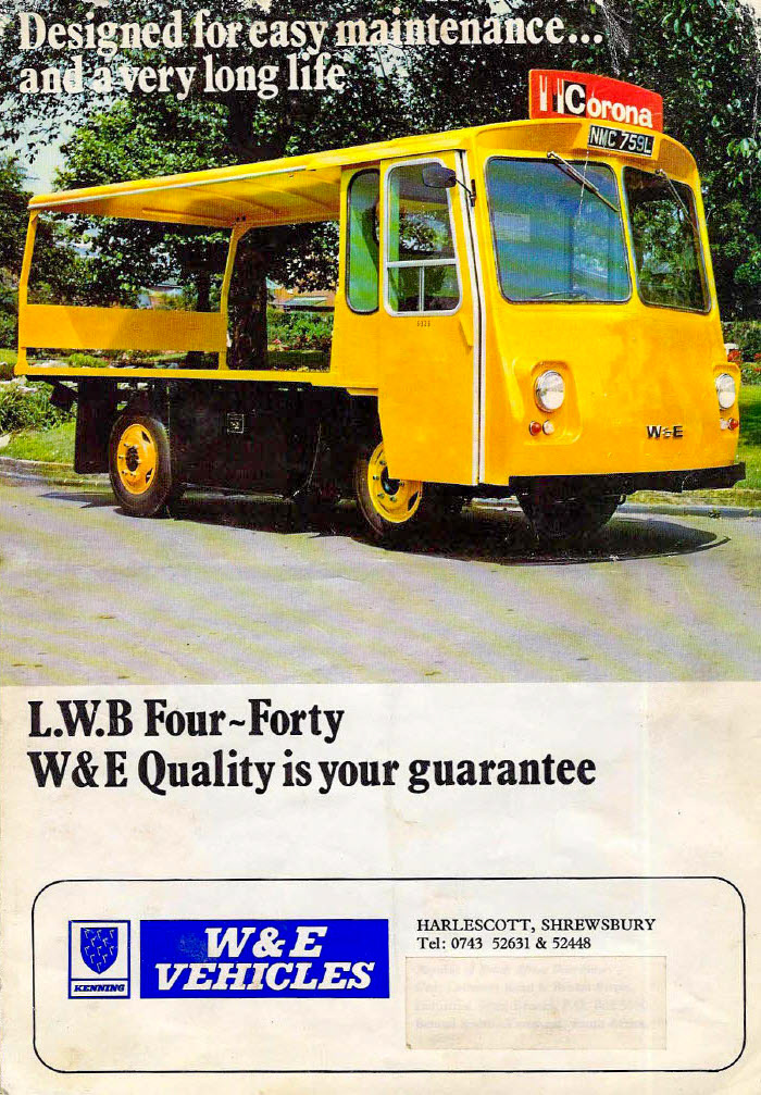1970's Wales and Edwards Brochure 2: 'The Ultimate Choice' (Courtesy milkfloats.org.uk)