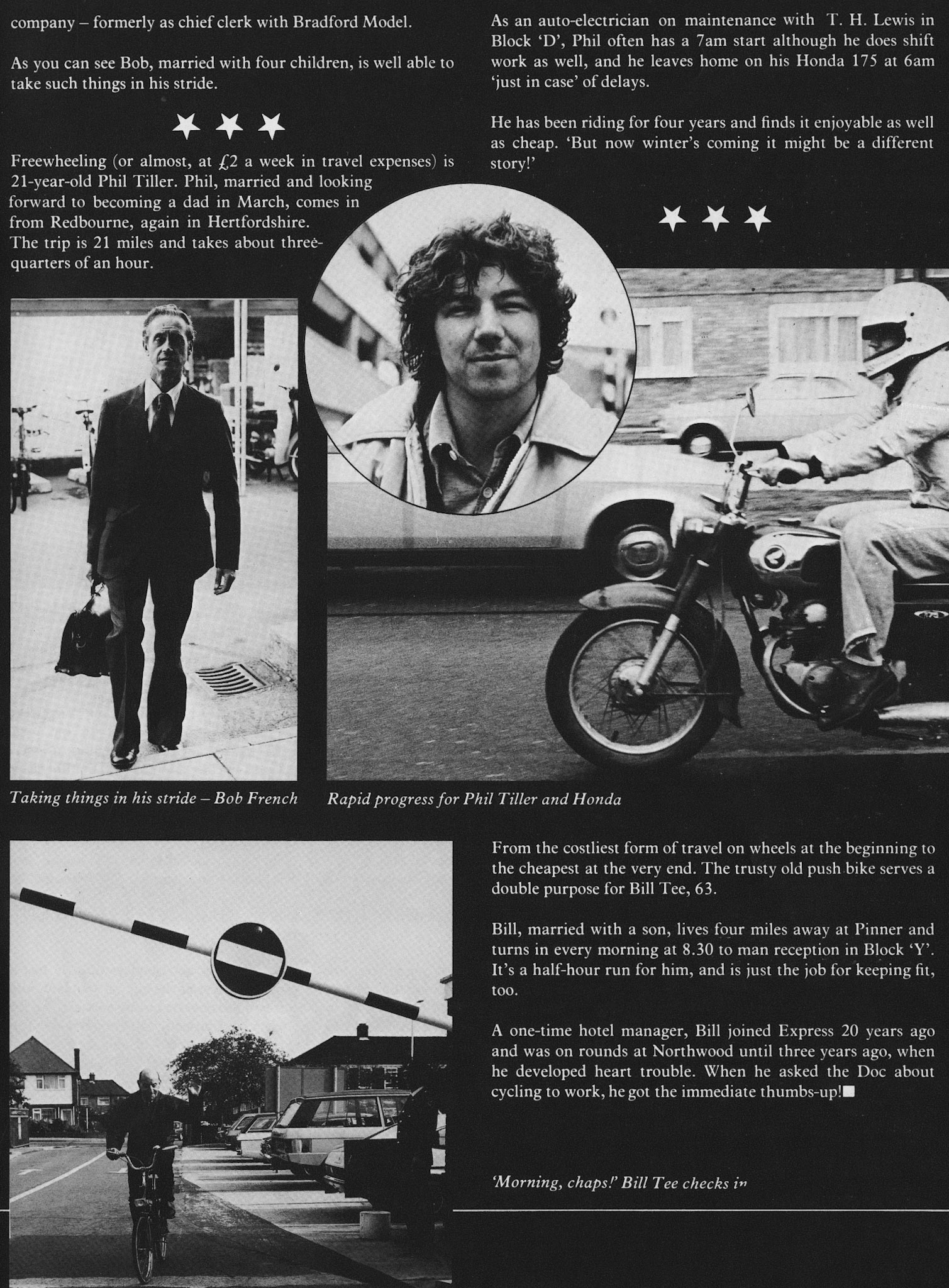 1978 Commuting to work by Express staff