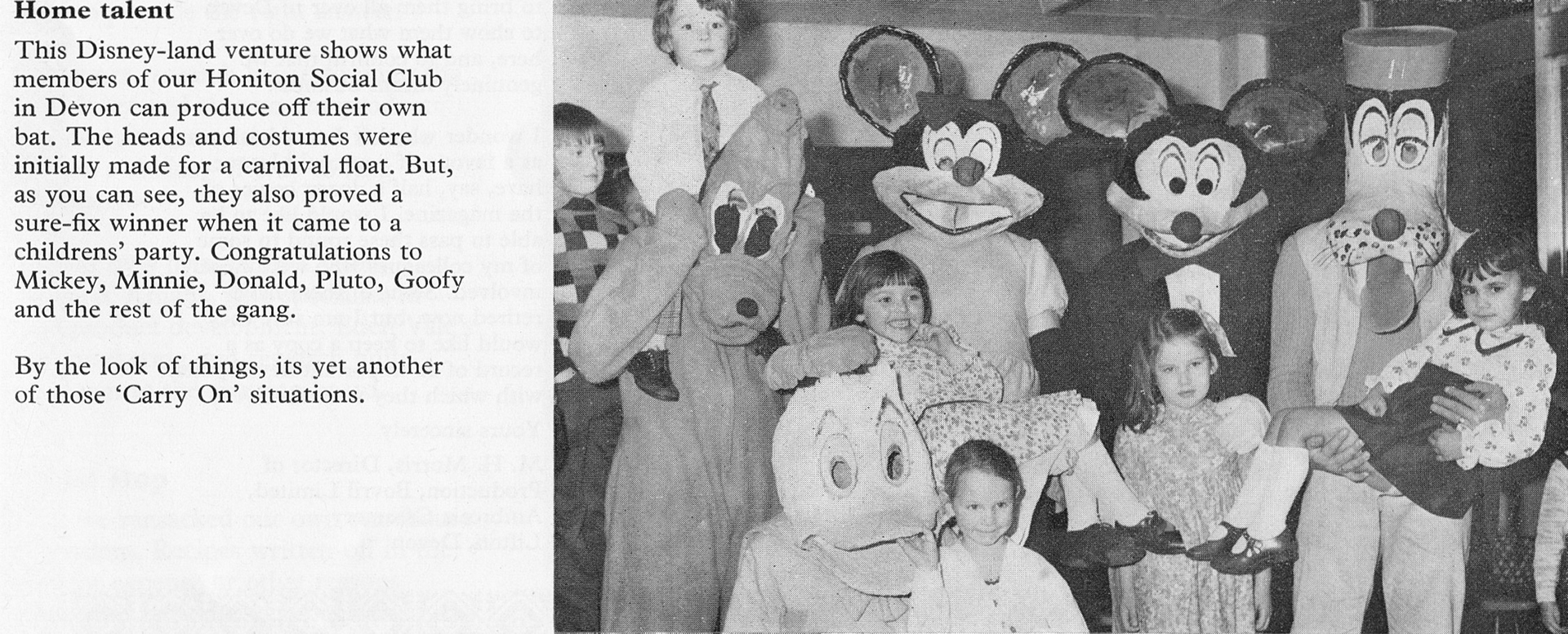 1976 Honiton Creamery childrens party