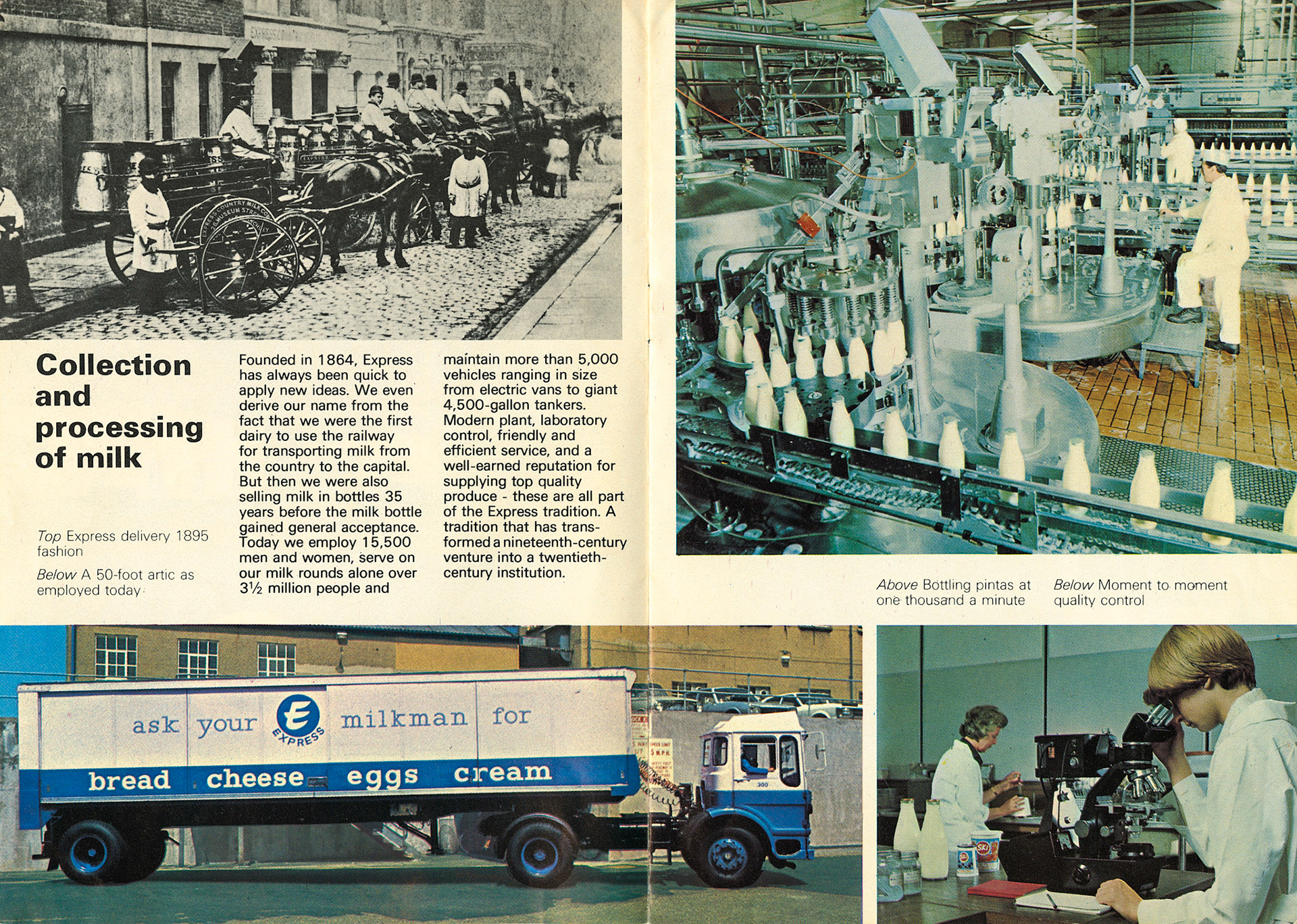 1985 Express in Action Brochure