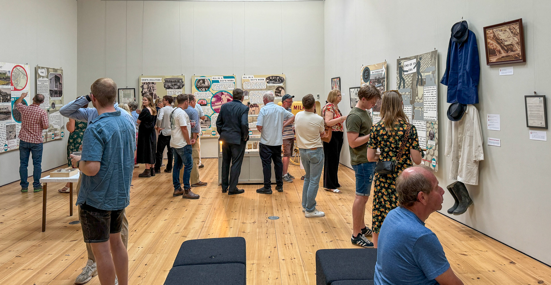 2024 Great attendance at the Launch night on 2nd August. (Didcot Dairy Exhibition 2024, Cornerstone Arts Centre)