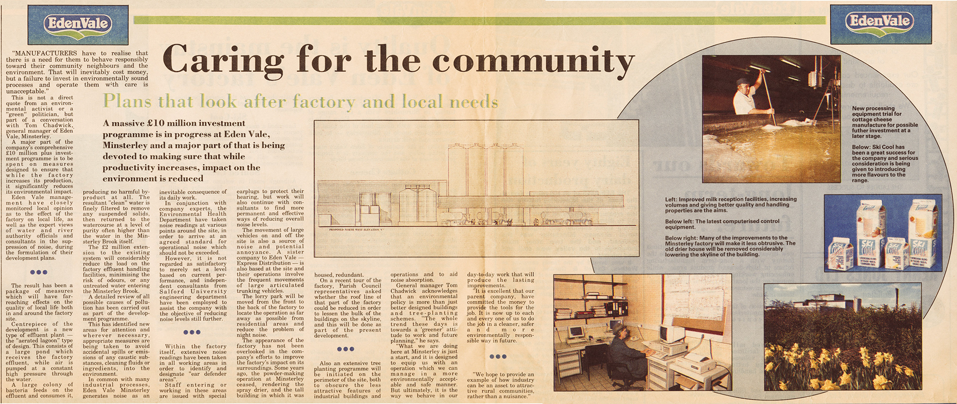 1987 Minsterley Redevelopment newspaper (Courtesy Paul Bloor)