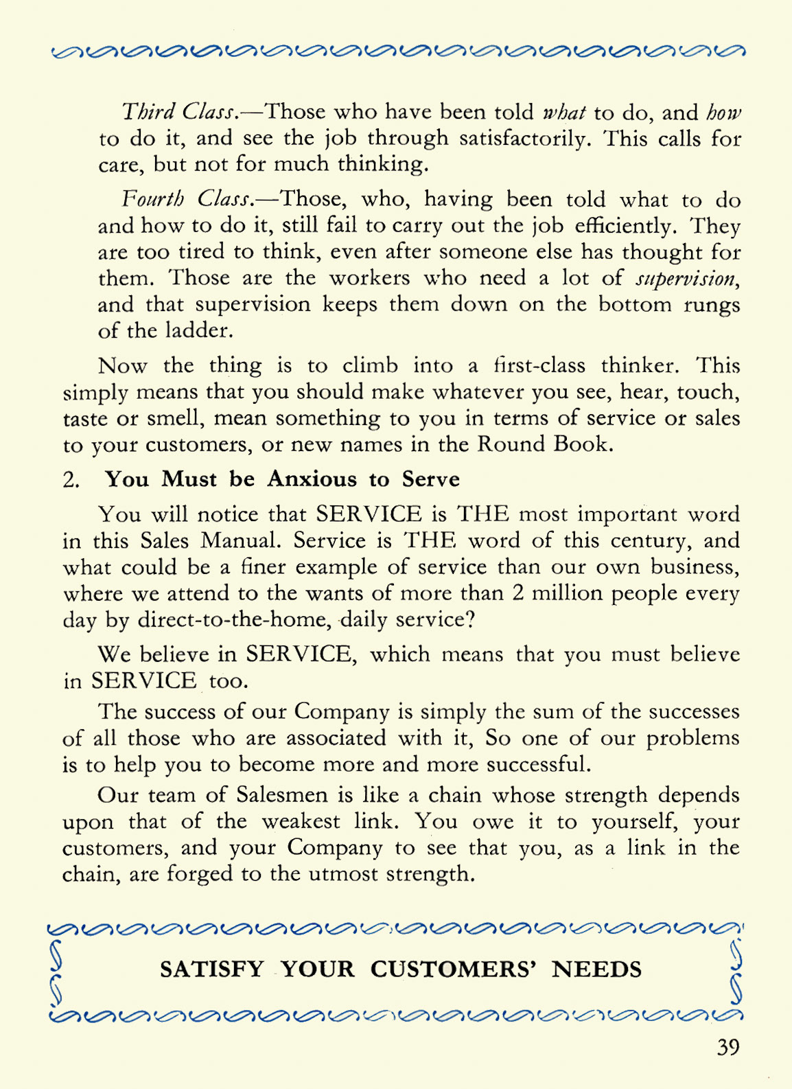 1956 Express Salesman's Manual, Fourth Edition published 1954, presented to Roger Gillard, Orpington Depot