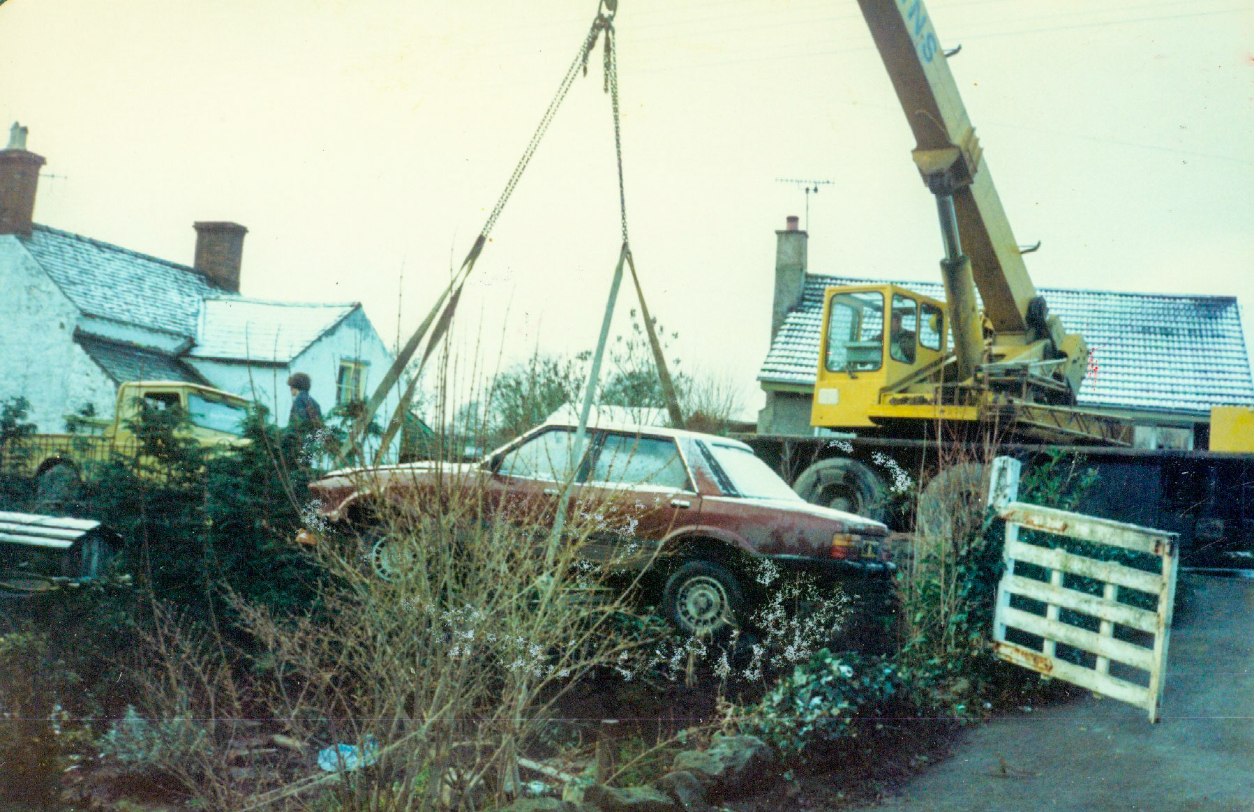 2004 Ruyton - a little accident nearby, believed to involve the car of a Ruyton Creamery employee. (Courtesy Yoland Brown)