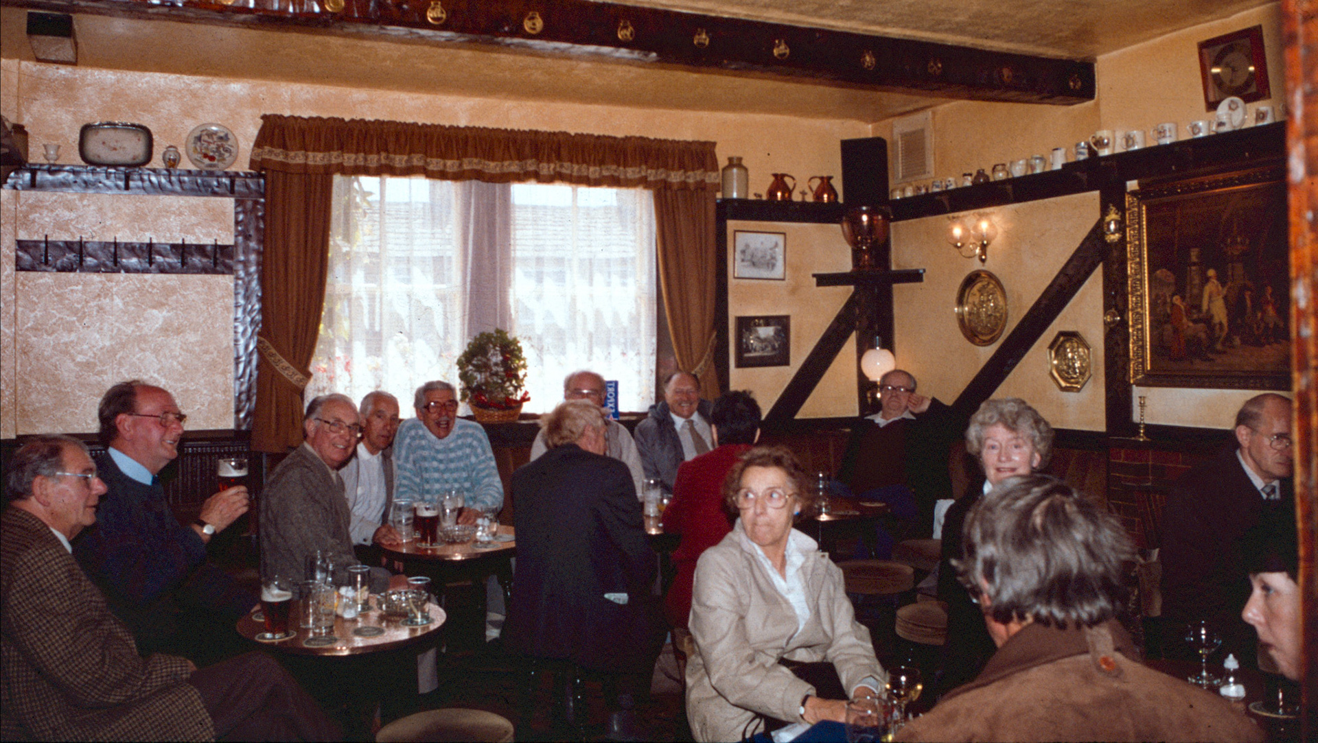 1995 Grand Met retirement mystery tour. (Joe Lyons 35mm slides)