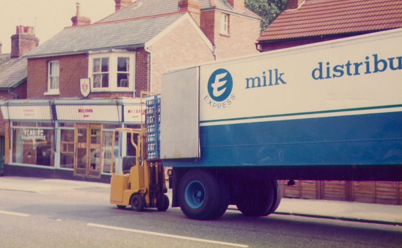 1980s Millsons Dairy, Pembury Road, Tonbridge. (Picture by Reg Ball, on loan from Colin Bristow)