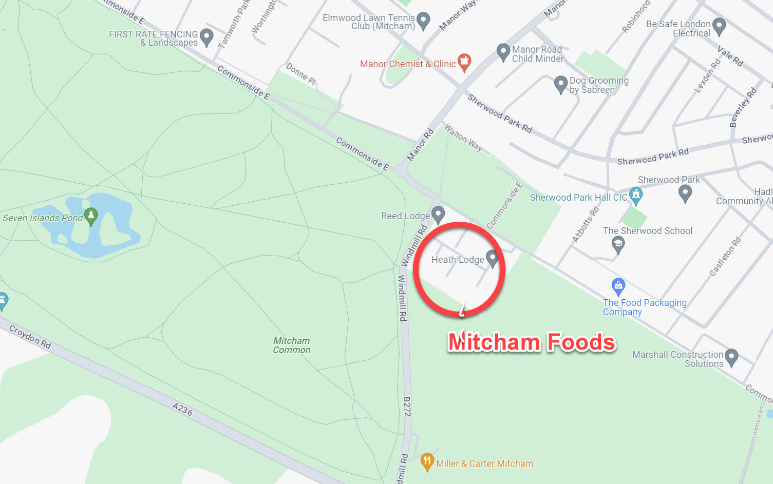 2023 Mitcham Foods Location