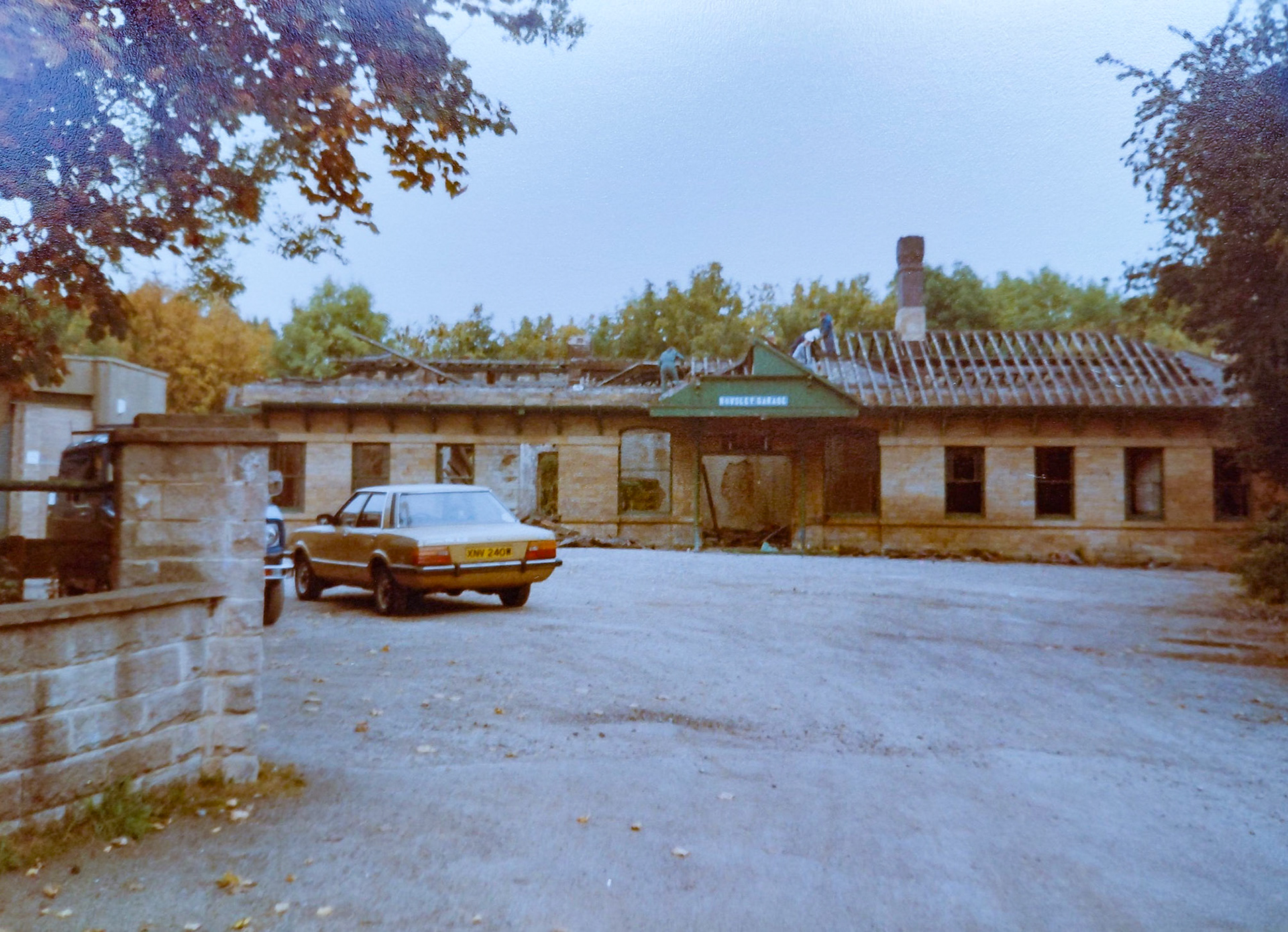 1985, October. Rowsley Station demolition (Courtesy Dave Walker-Smith)