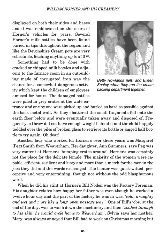 William Horner and his Creamery, Jill King