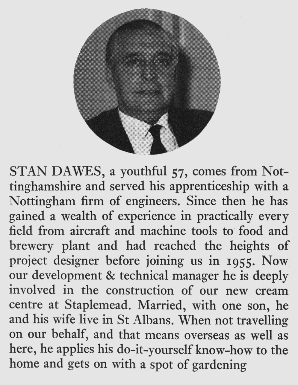 1972 Recent Appointments- Stan Dawes, Development and Technical Manager. (Express News Autumn)
