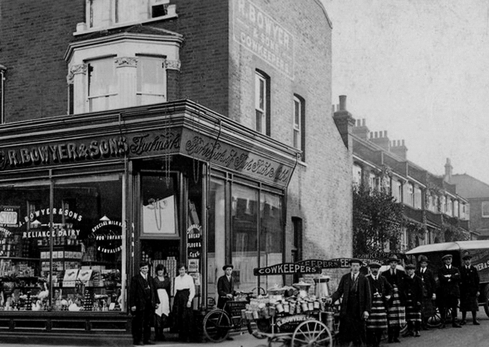 1900's First Bowyer's premises at 310 Lee High Road, Lewisham (Courtesy Hilary McCluskey/Bowyer)