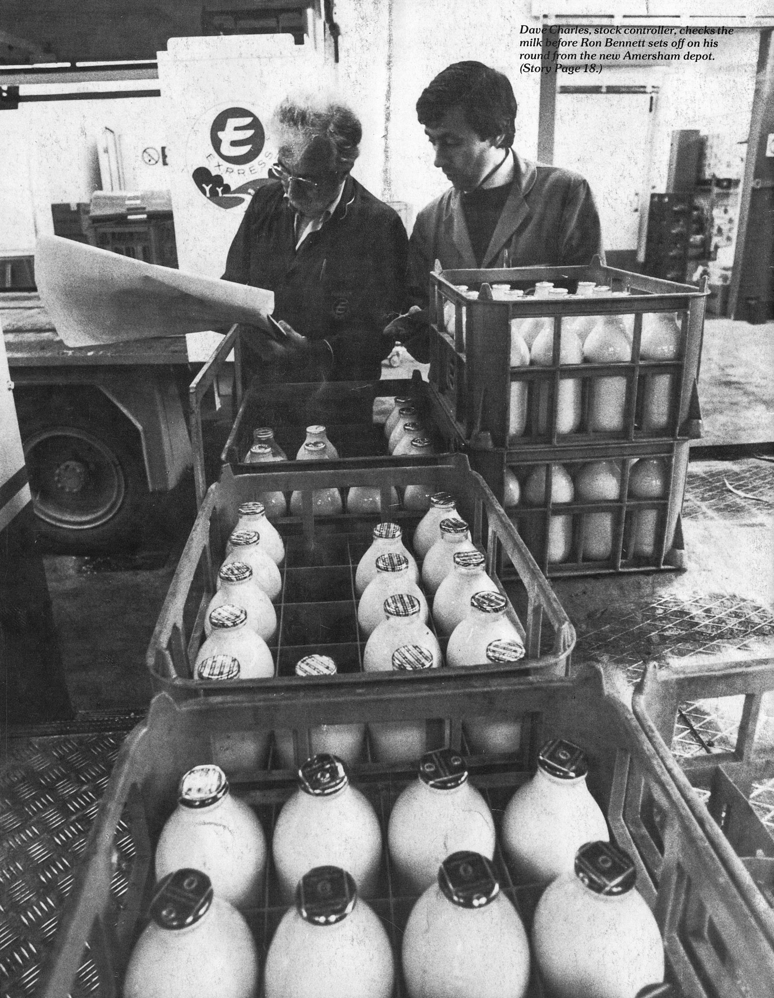 1984 Winter Express News Back Cover - new Amersham Depot