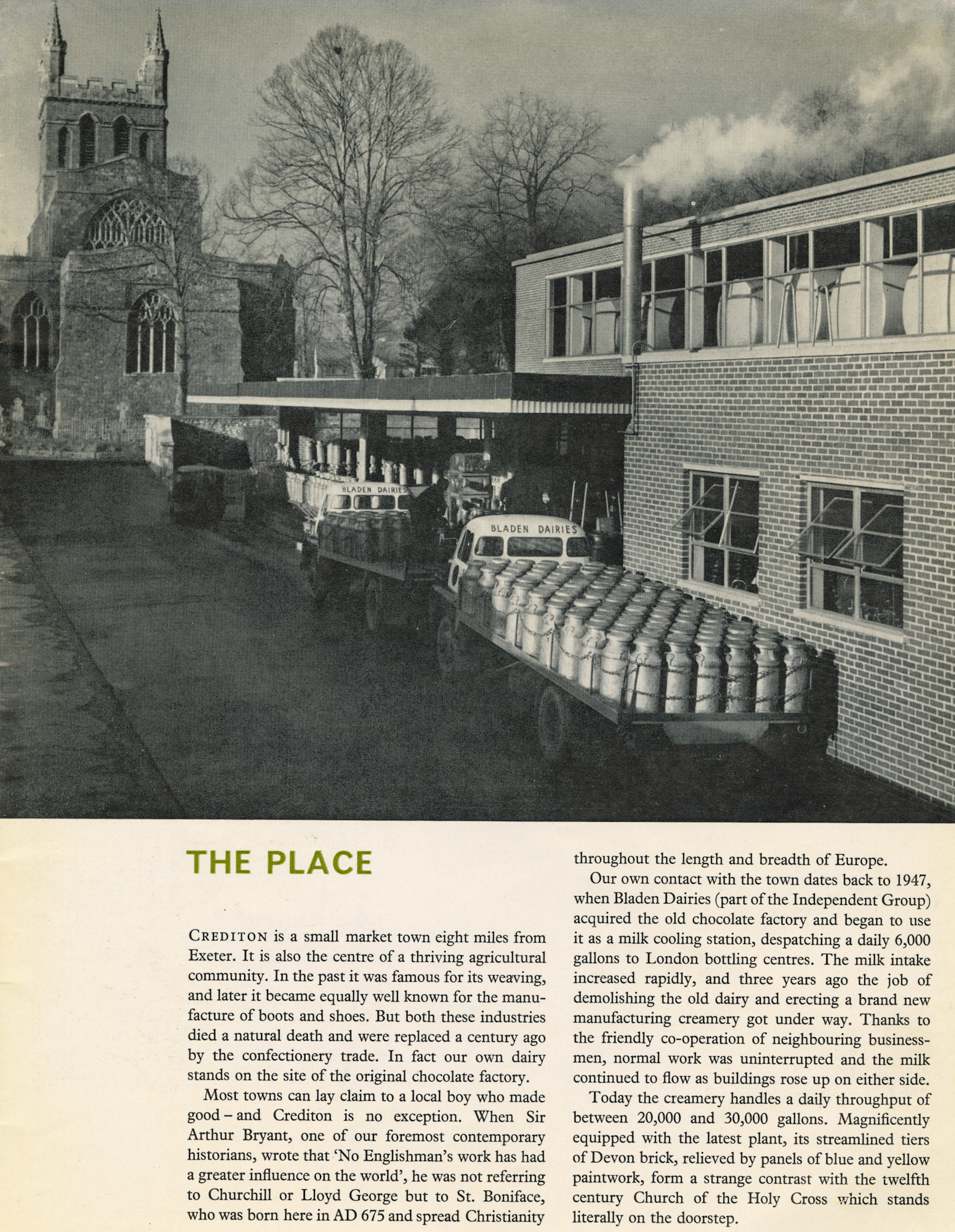 1962 Crediton Creamery reviewed in Express News