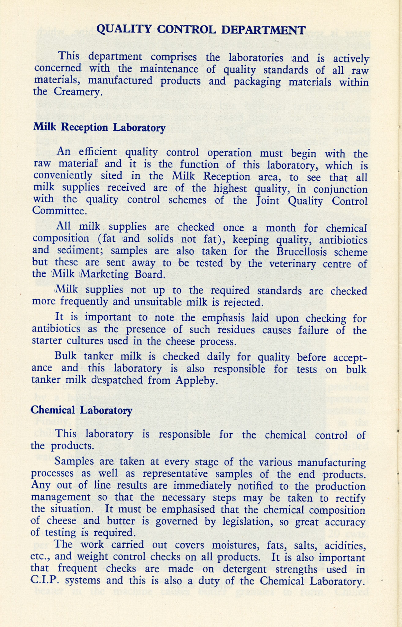 1971 - Appleby Creamery 40th Anniversary Brochure