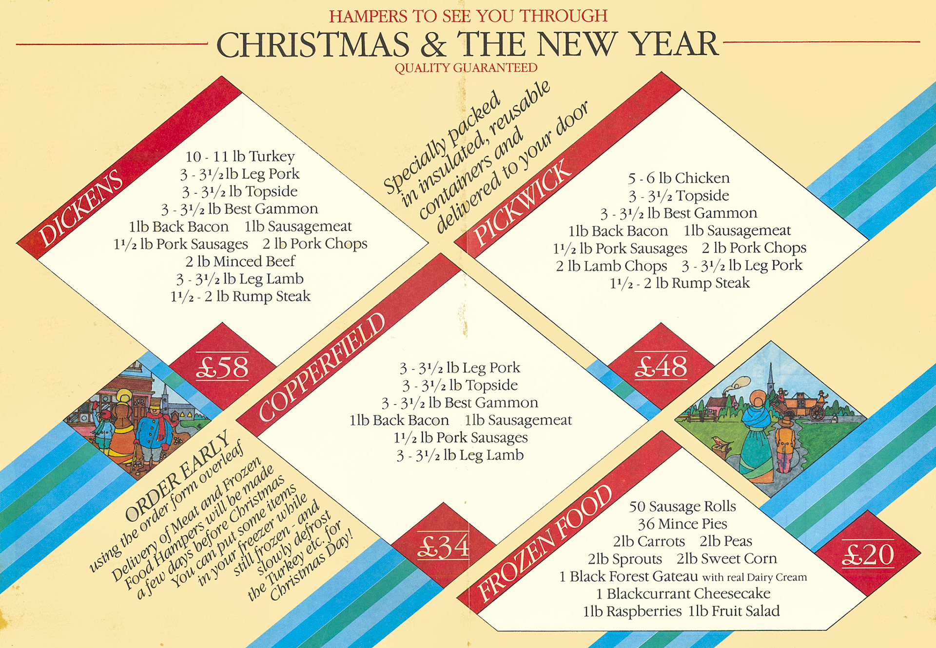 1987 Christmas Hampers leaflet (Courtesy Paul Luke)