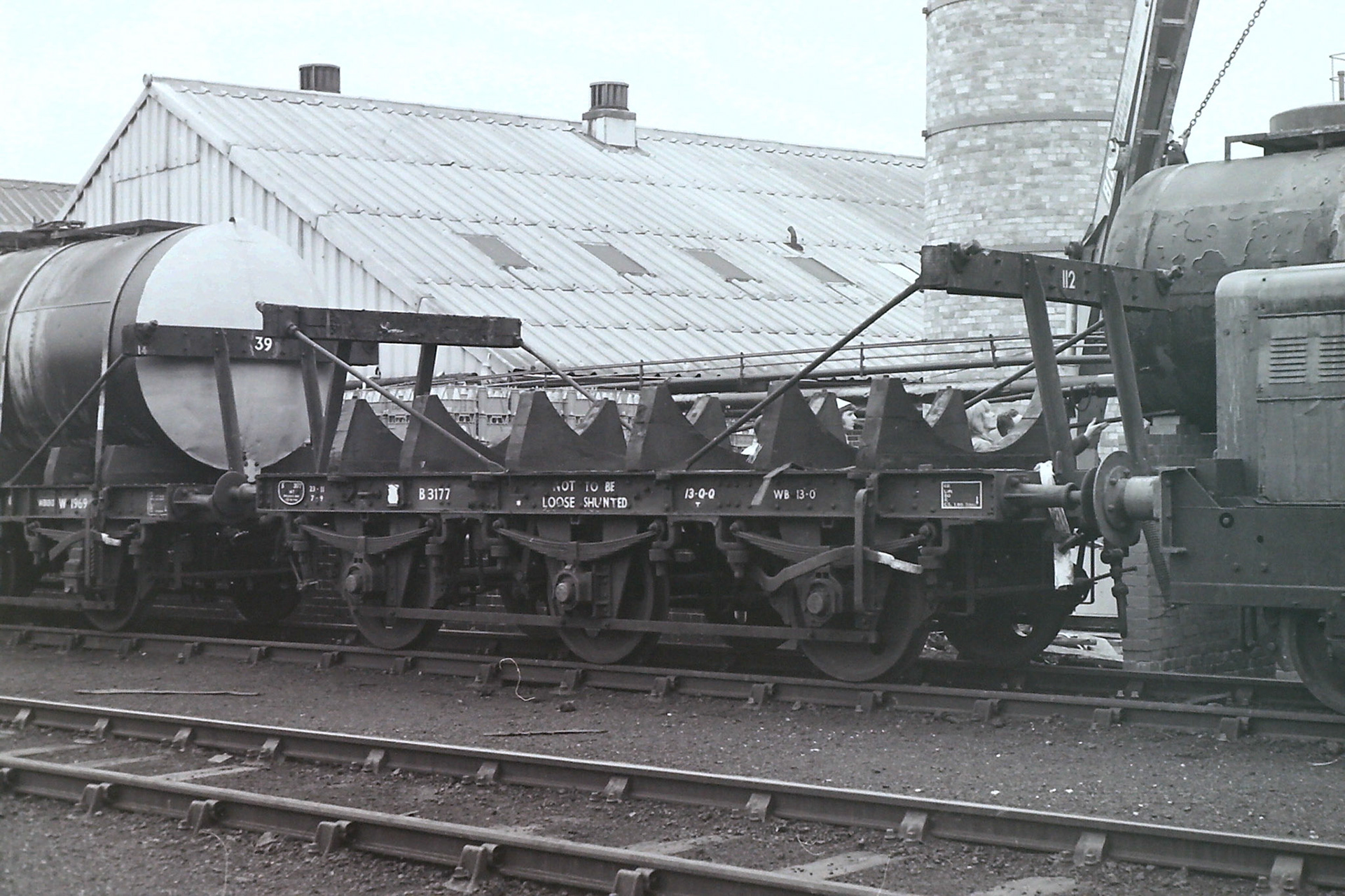 South Morden Dairy-removal of tank 3117 for used for storage. (Photographer Sam Jones)
