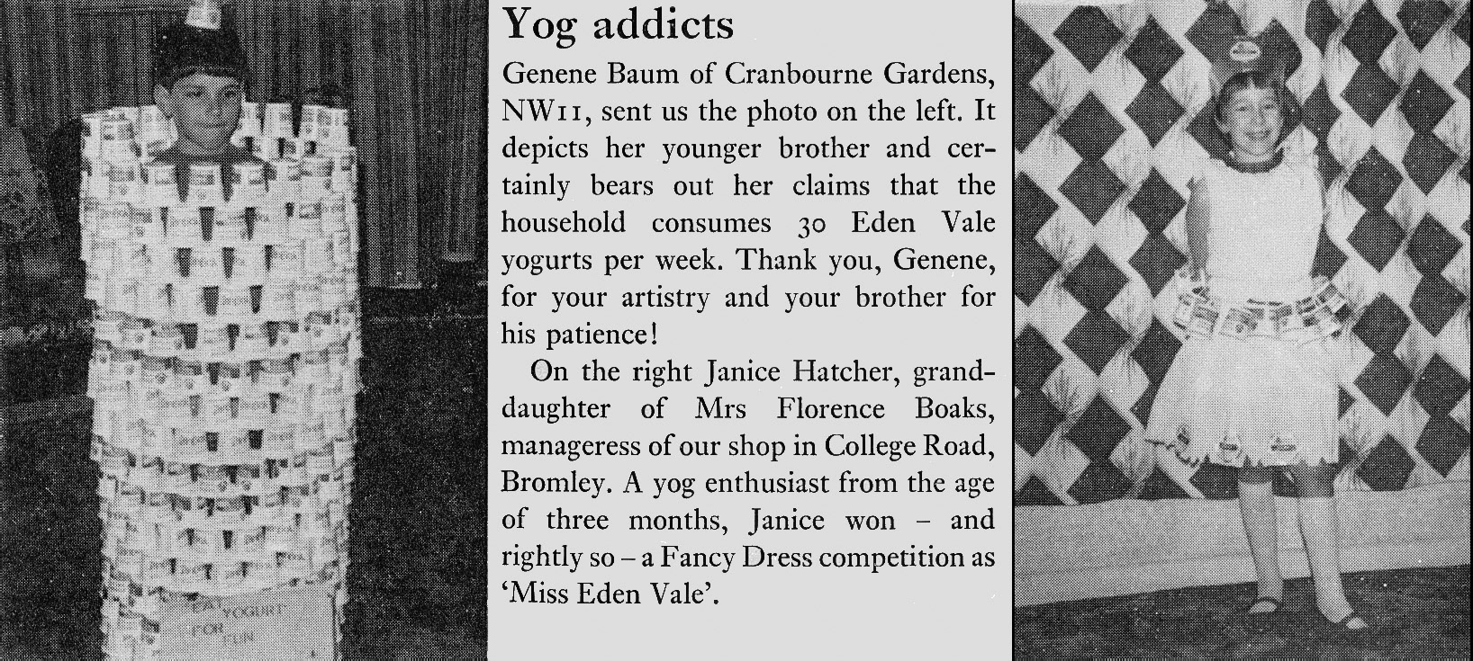 1969 Two young 'yogurt addicts' (Express News Spring)