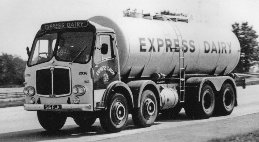 1960's Express Tanker Reg: 516 FLM, Fleet No 2936 (Courtesy Michael Aldread)