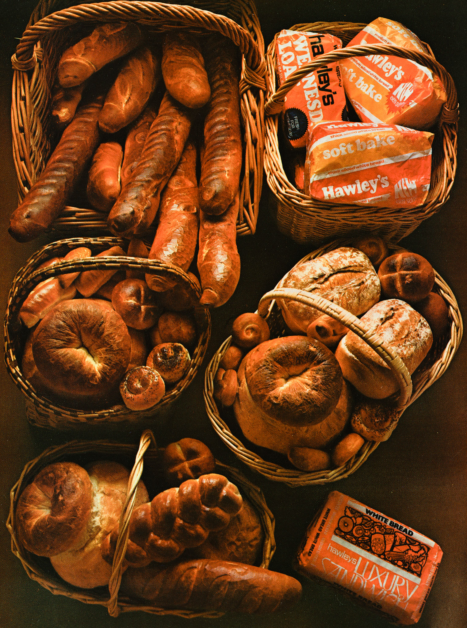 1974 Hawley's bakeries selection (Courtesy Doreen Williams)
