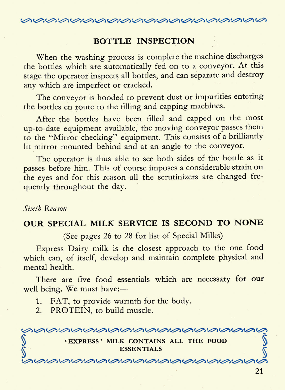 1956 Express Salesman's Manual, Fourth Edition published 1954, presented to Roger Gillard, Orpington Depot